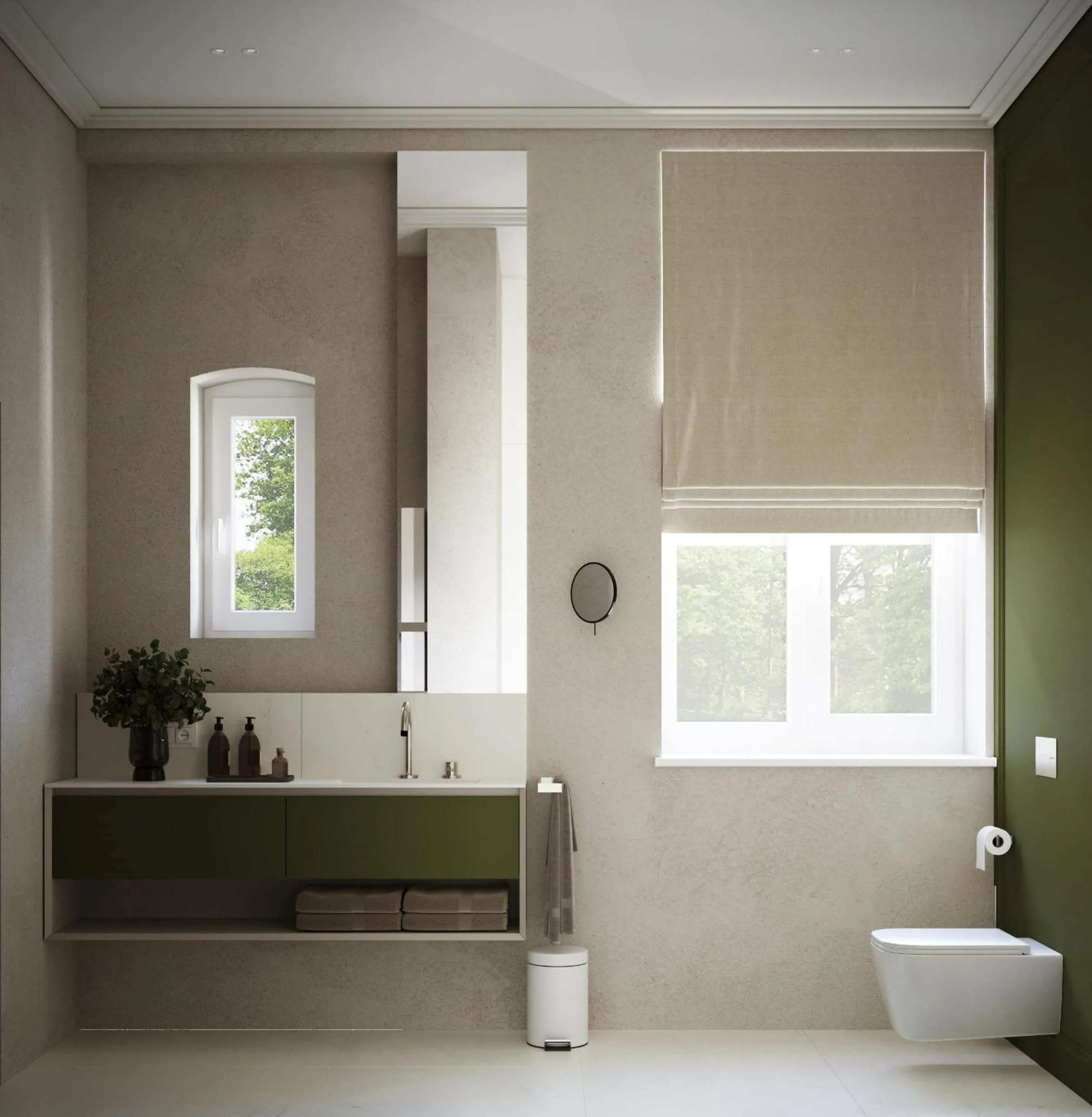 Bathroom in Villa & Hotel Am Park