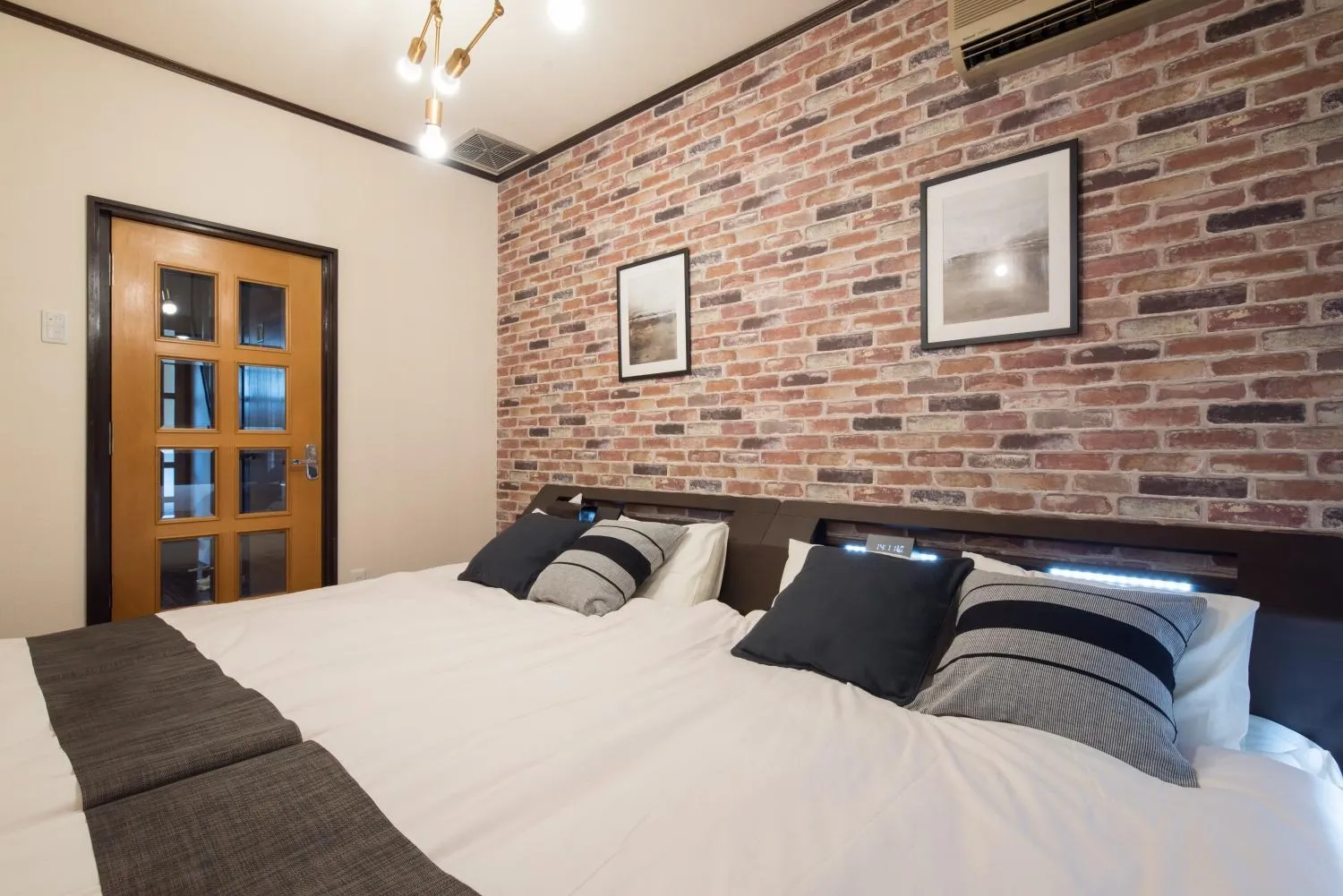 Bed in fleur Matsuyamachi -vacation rental-