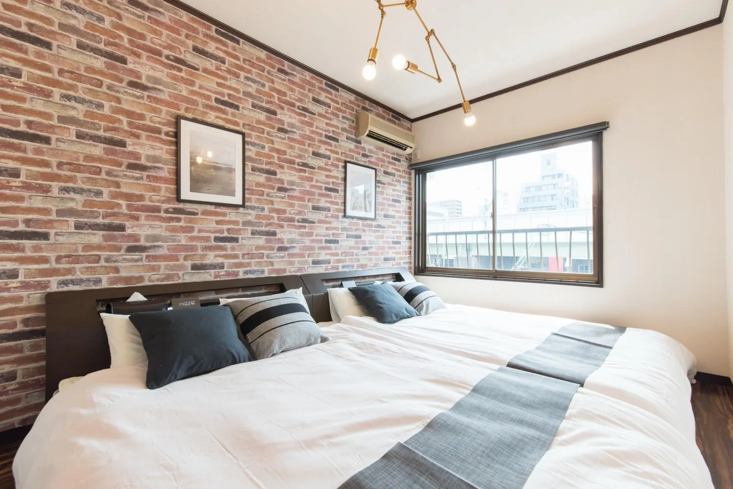 Bed in fleur Matsuyamachi -vacation rental-