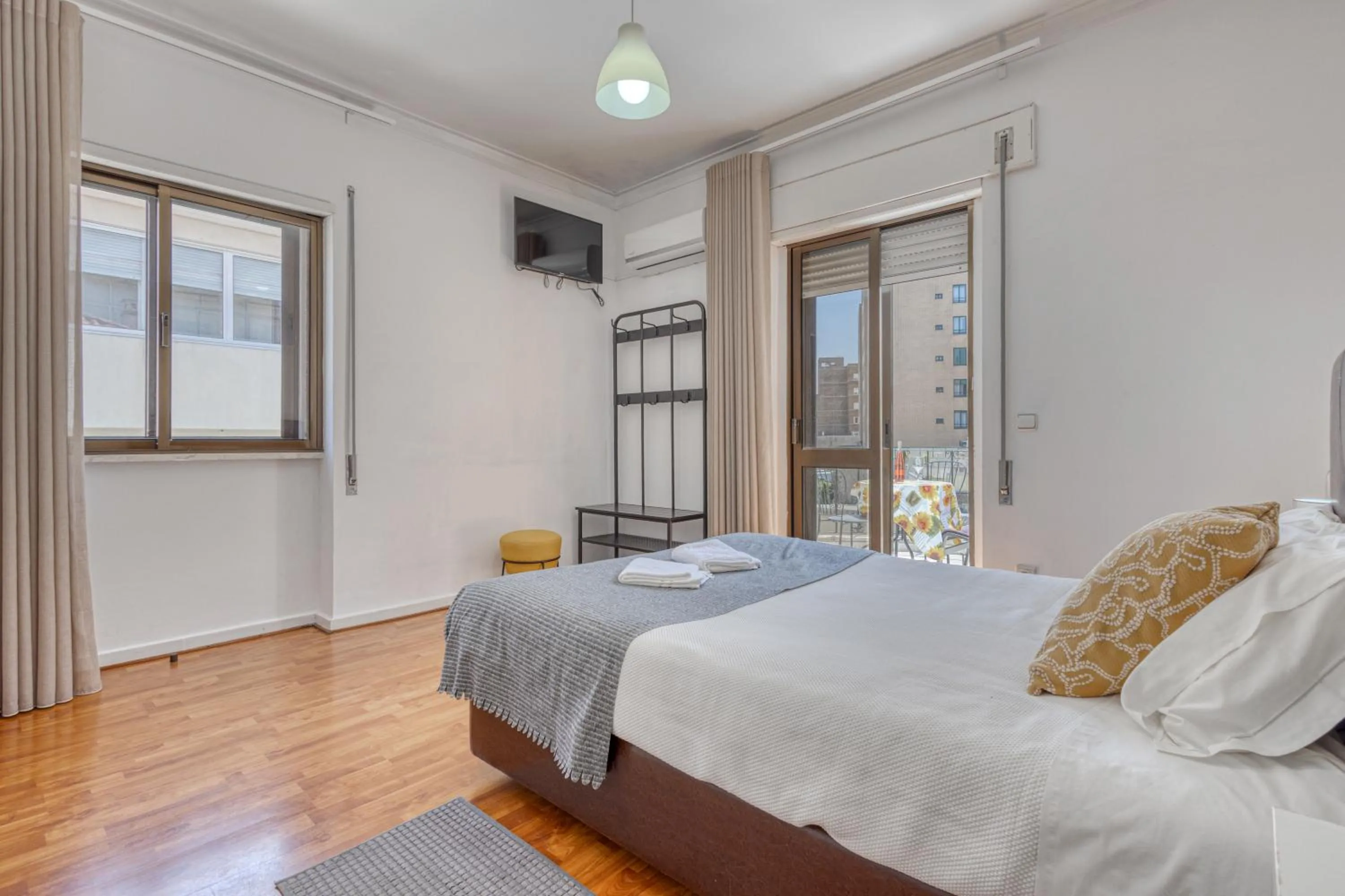 Bed in Hotel Borsalino