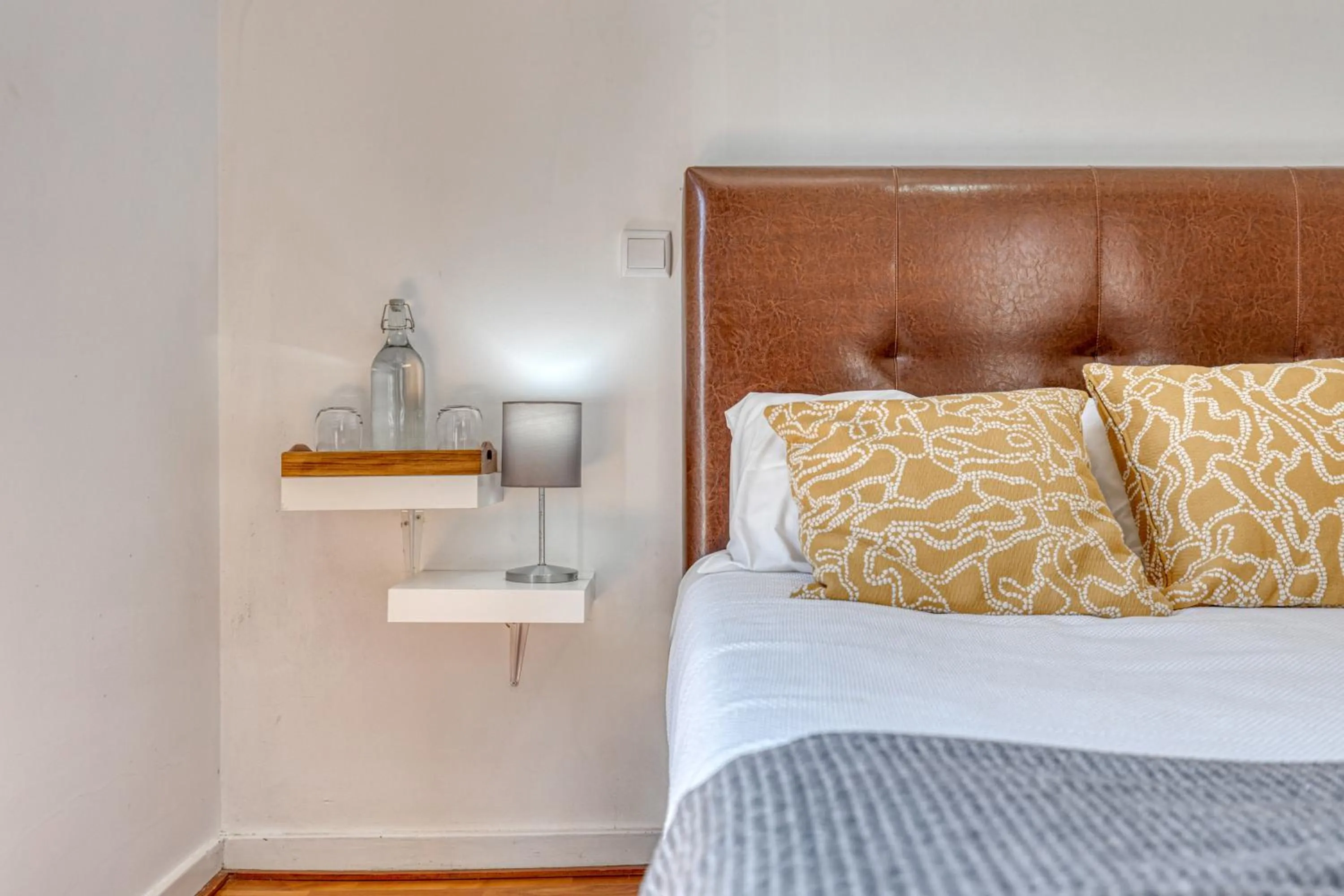 Bed in Hotel Borsalino