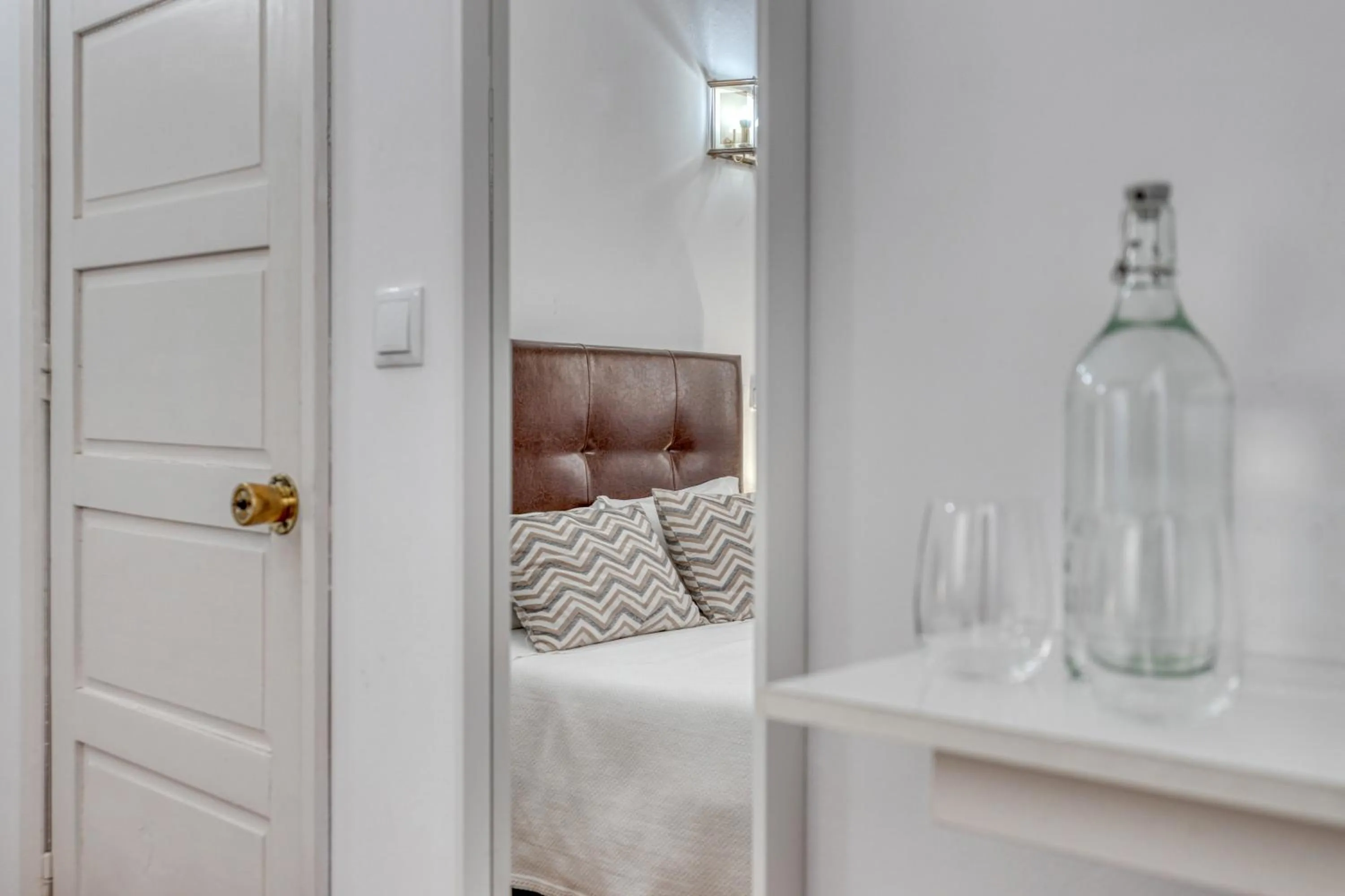 Bed in Hotel Borsalino