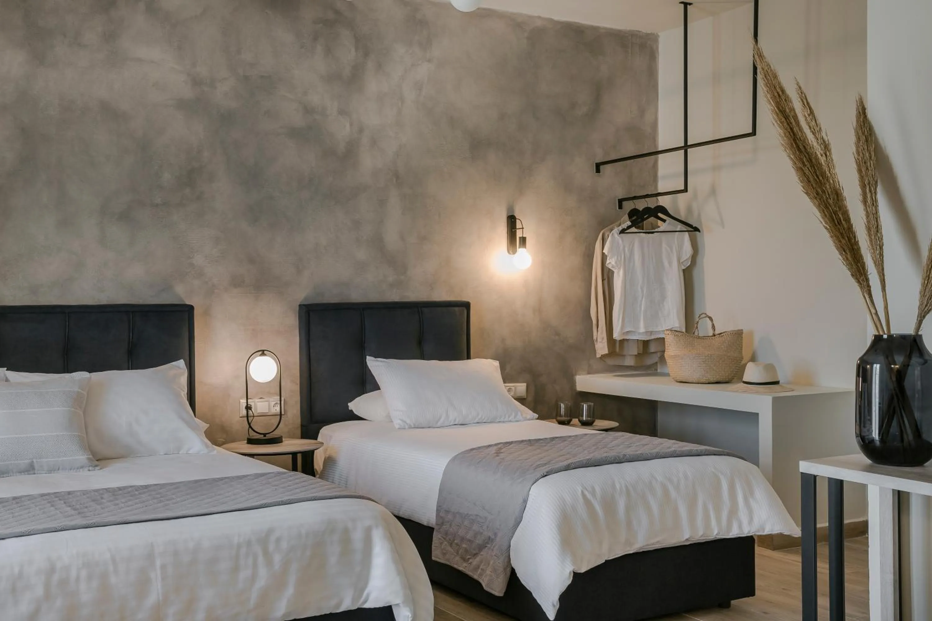 Bed in Socrates Apartments