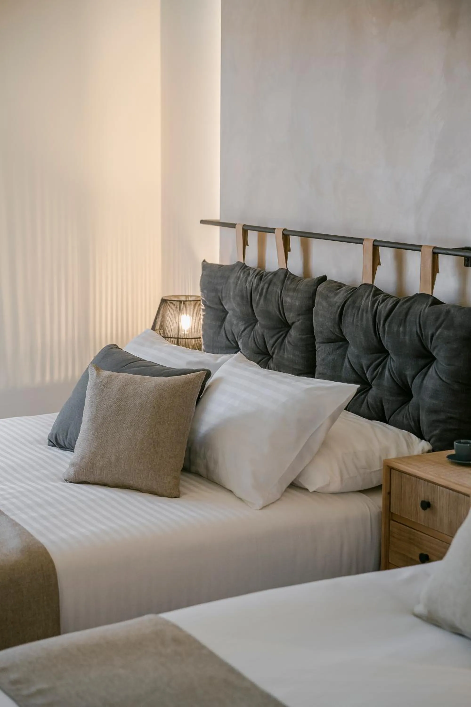 Bed in Socrates Apartments