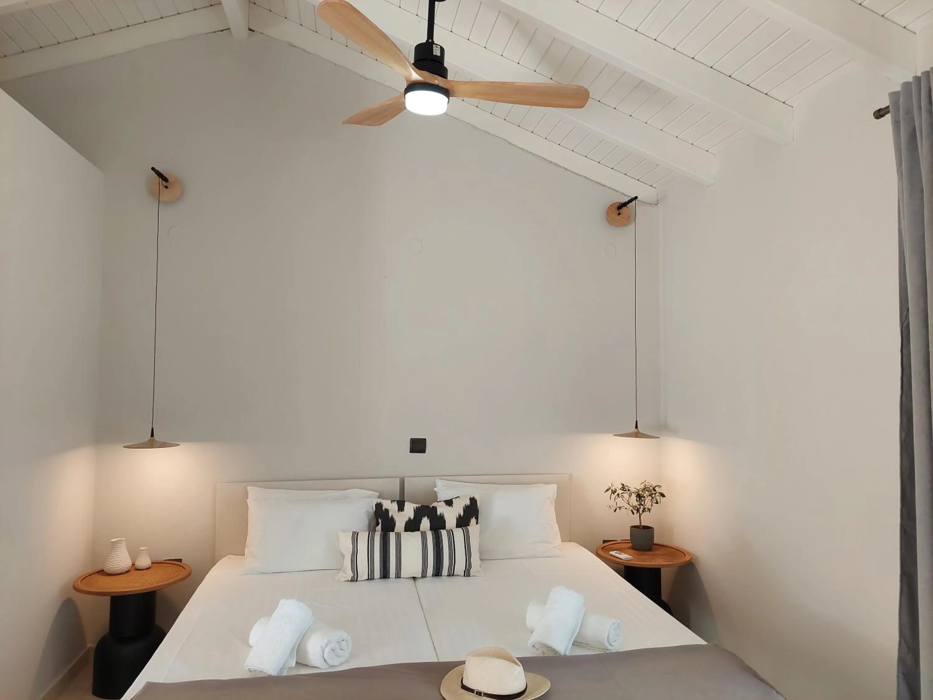 Bed in Socrates Apartments