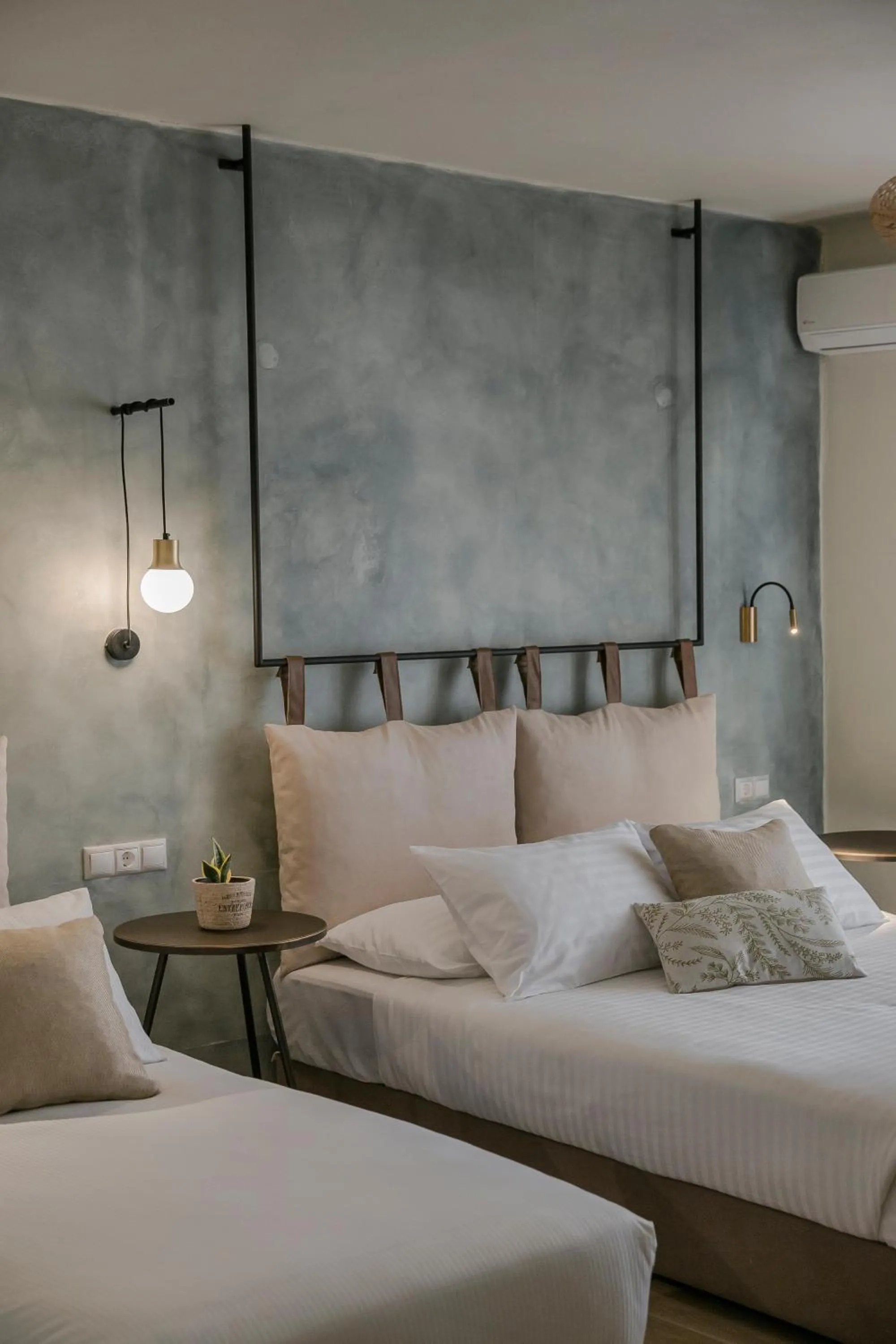 Bed in Socrates Apartments