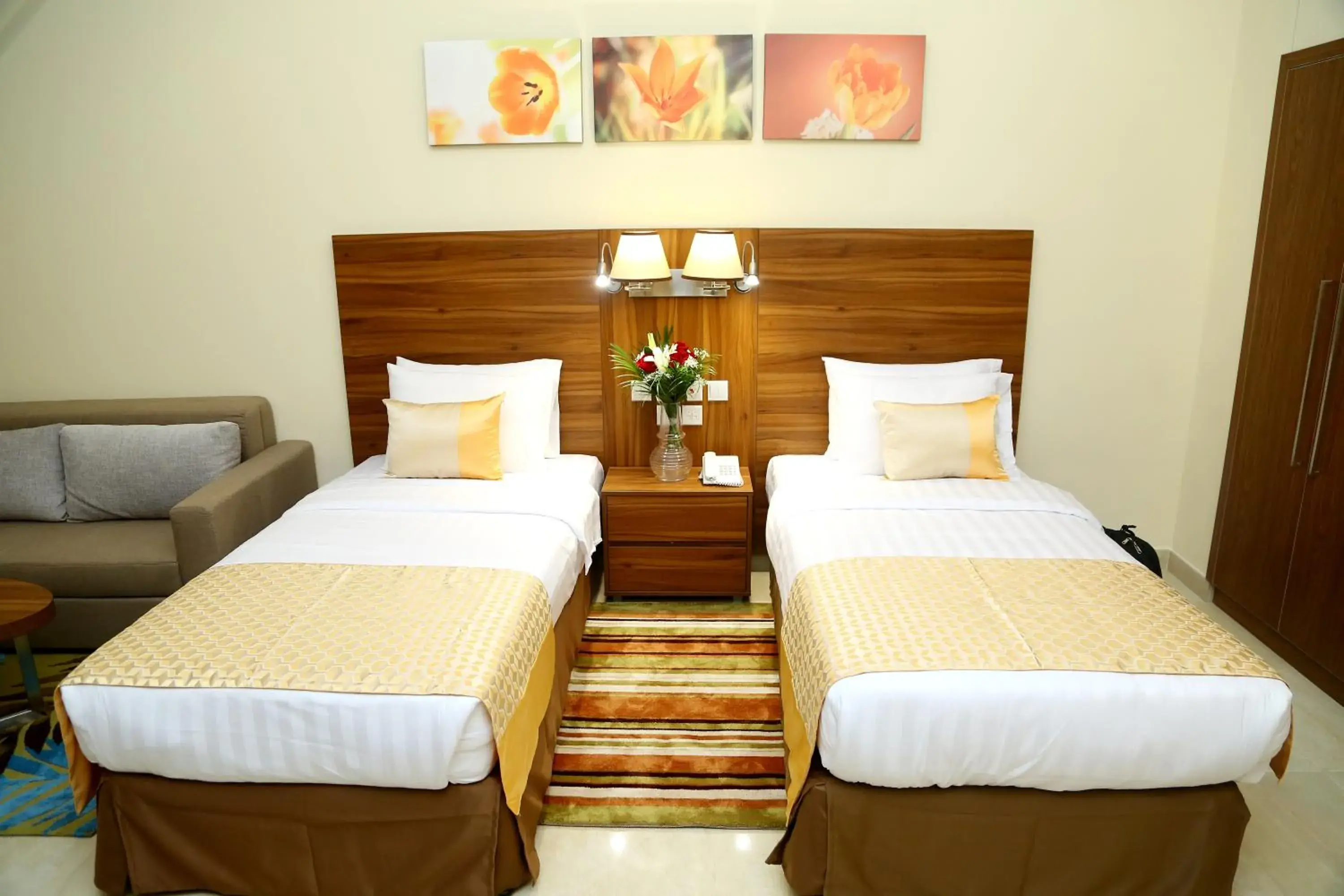 Bed in Tulip Al Barsha Hotel Apartment Bed in Tulip Al Barsha Hotel Apartment
