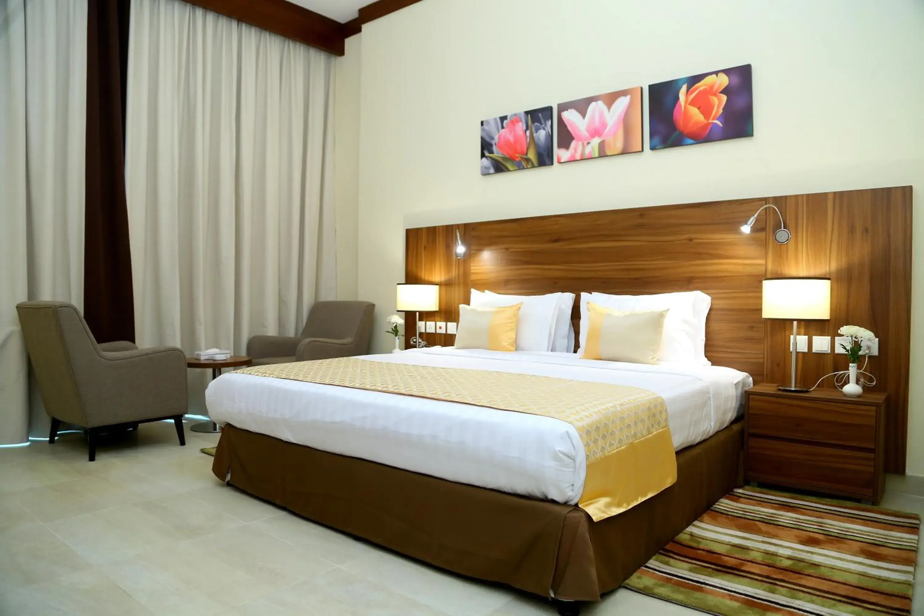 Bed in Tulip Al Barsha Hotel Apartment Bed in Tulip Al Barsha Hotel Apartment