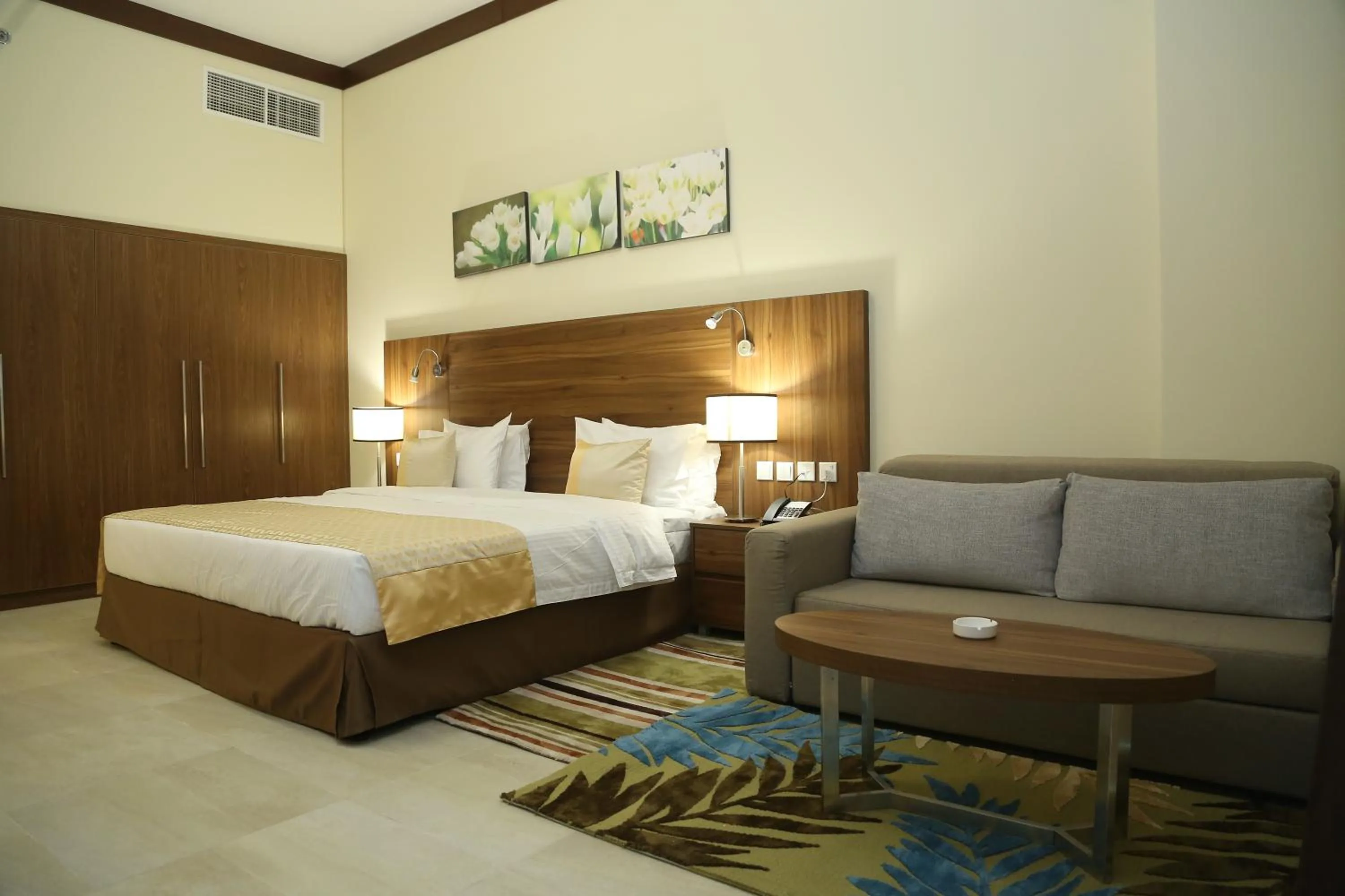 Bedroom, Bed in Tulip Al Barsha Hotel Apartment