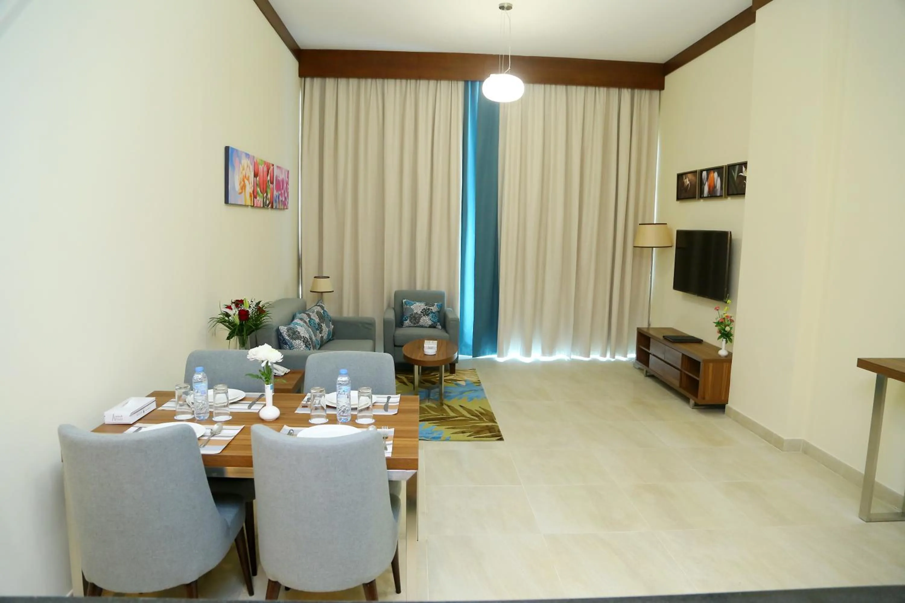 Living room in Tulip Al Barsha Hotel Apartment