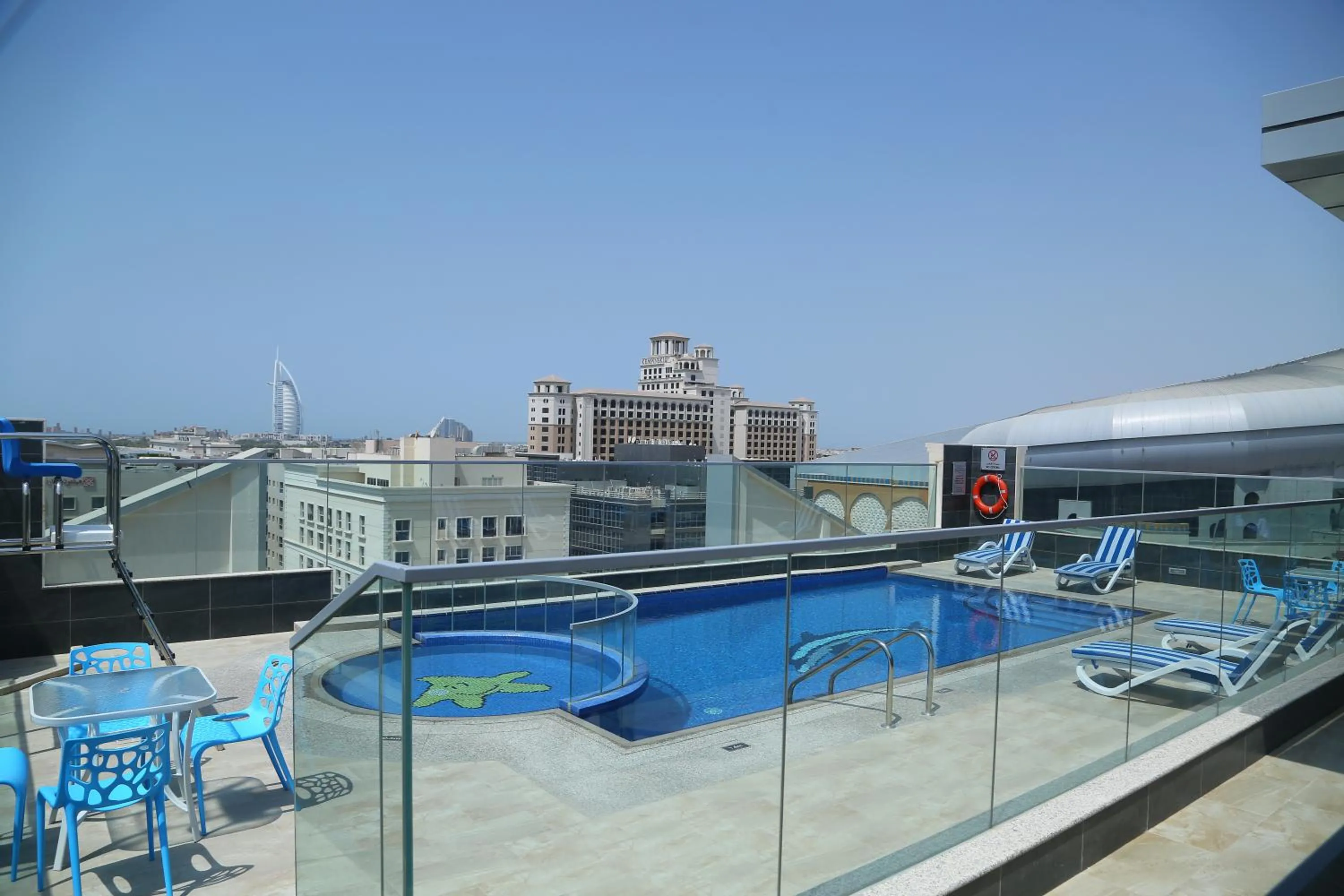 Pool view in Tulip Al Barsha Hotel Apartment