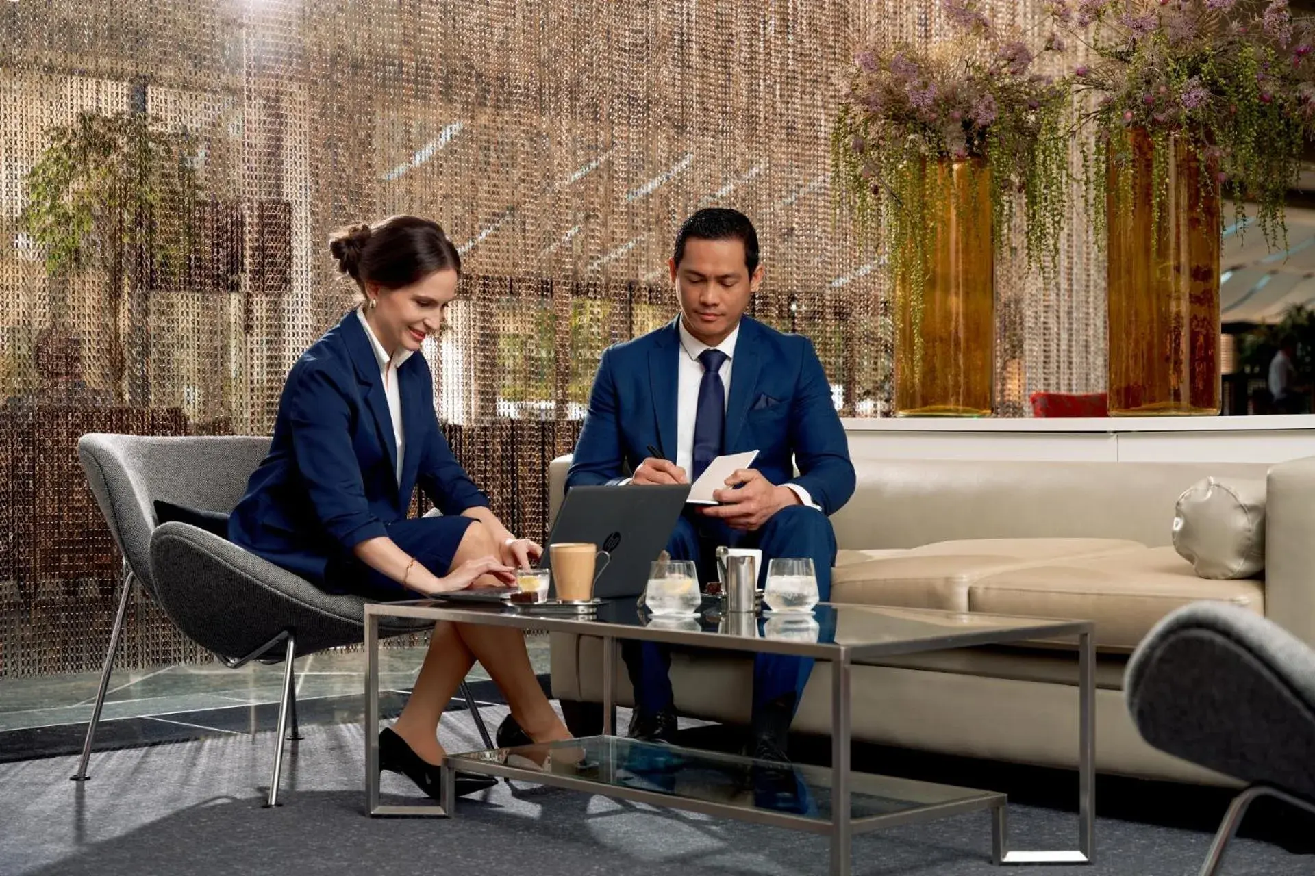 Lobby or reception in Herbert Park Hotel and Park Residence Lobby or reception in Herbert Park Hotel and Park Residence