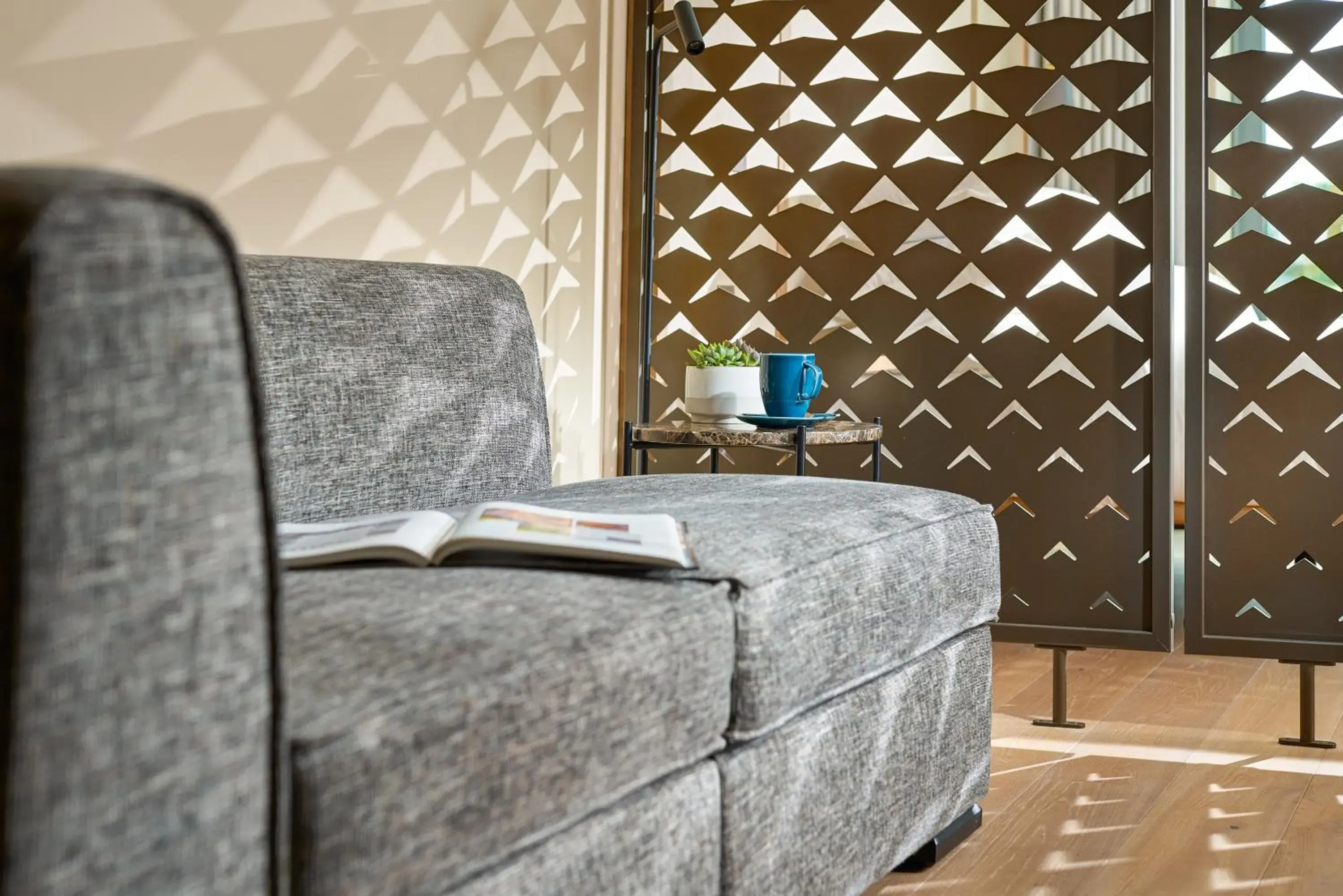 Living room in Herbert Park Hotel and Park Residence Living room in Herbert Park Hotel and Park Residence