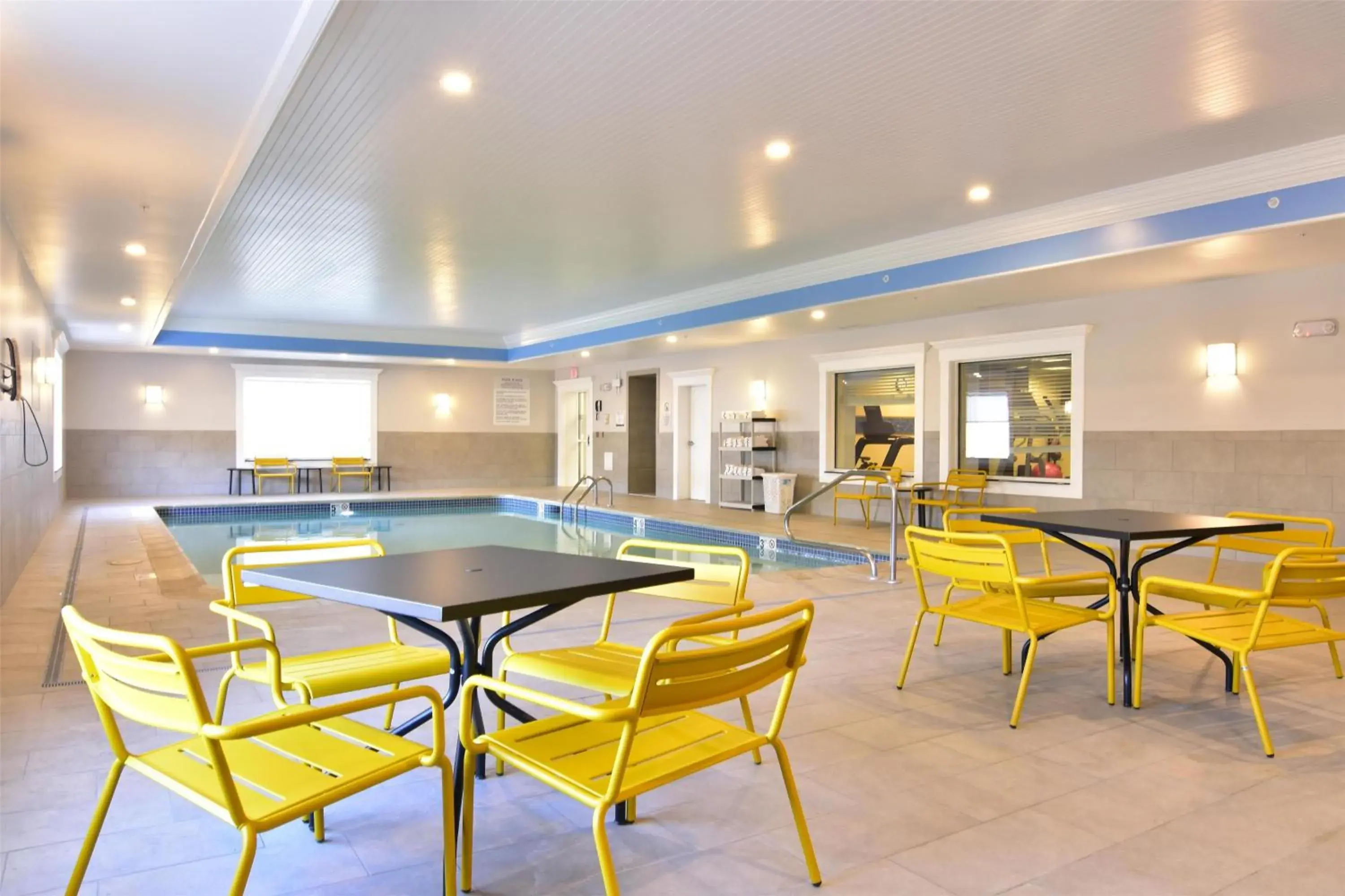 Pool view in Hampton Inn Bangor Pool view in Hampton Inn Bangor