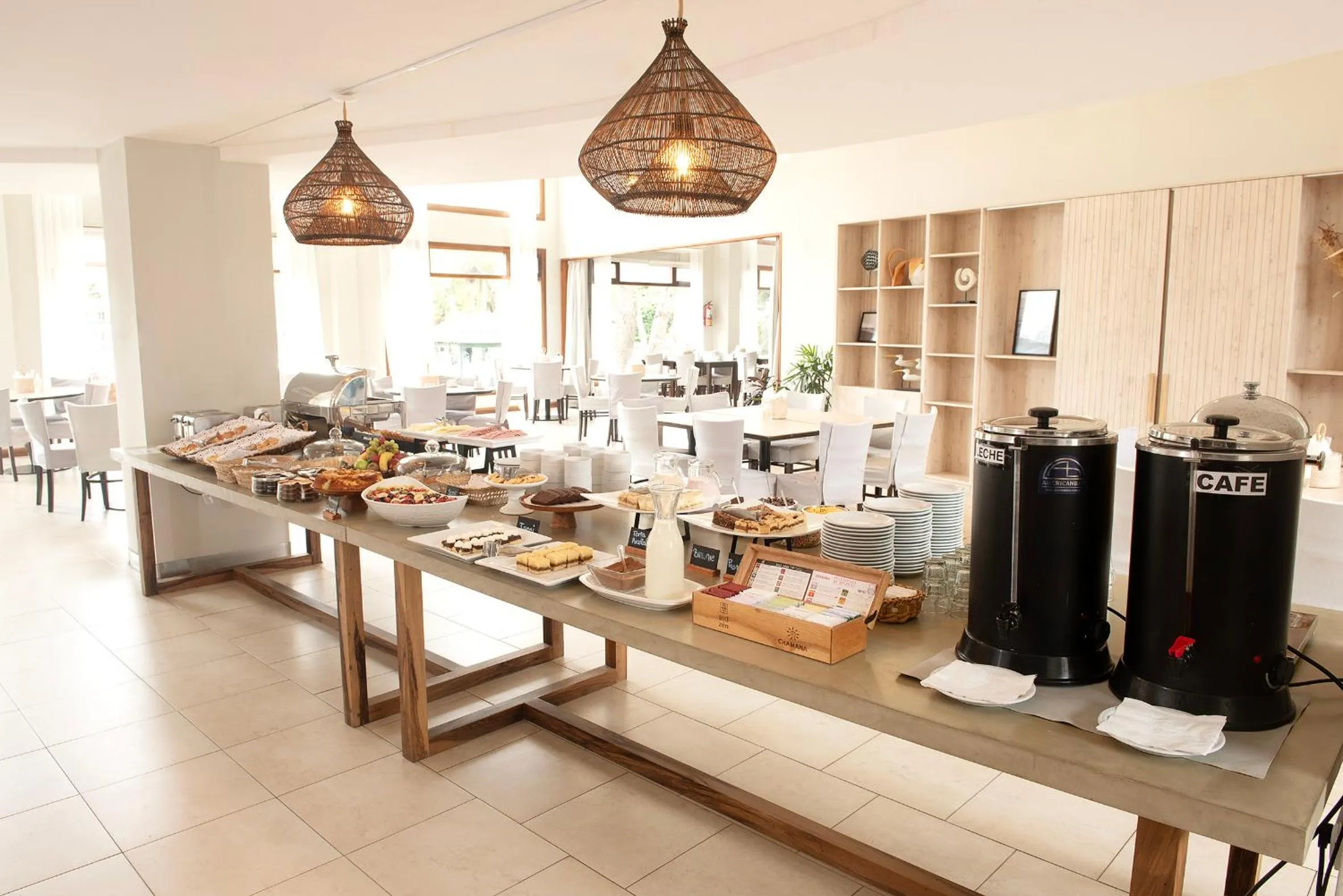 Buffet breakfast in Green Sea Apart Hotel