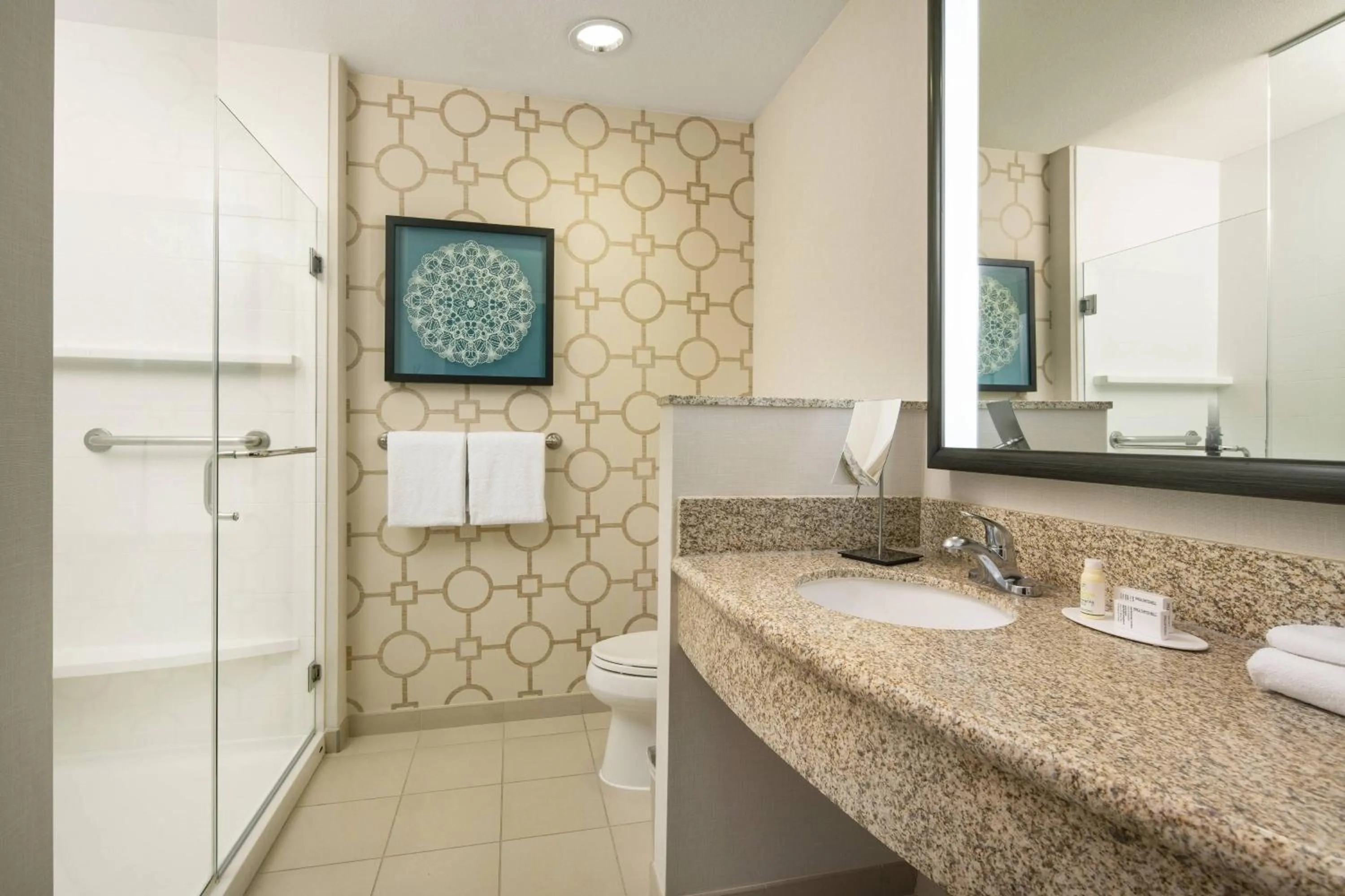Bathroom in Courtyard by Marriott Santa Barbara Goleta