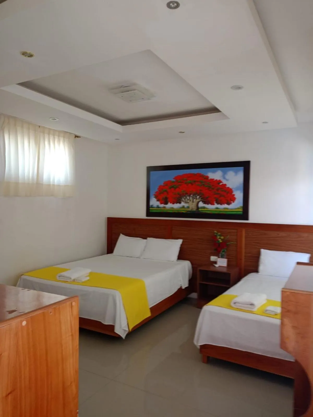 Bedroom, Bed in Galápagos Isabela Hotel Loja