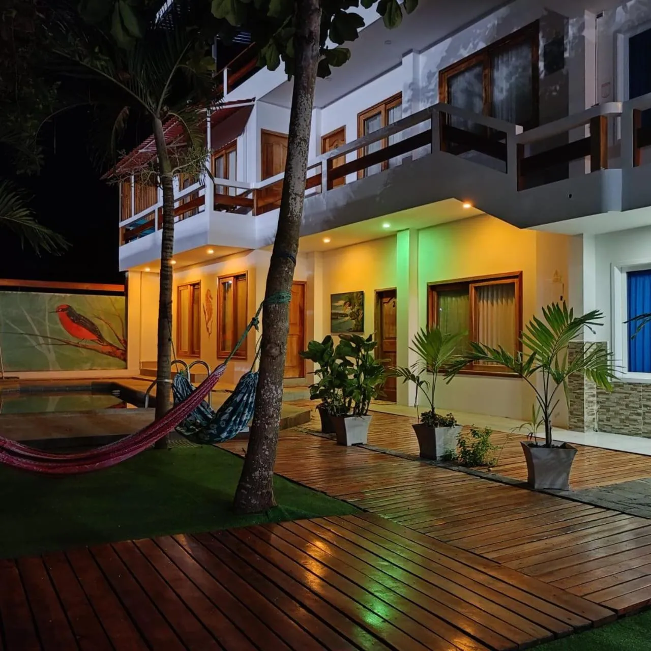 Property building in Galápagos Isabela Hotel Loja