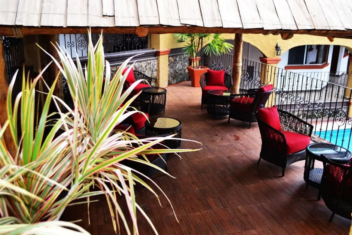 Balcony/Terrace in Hotel Rinconada de Cortes