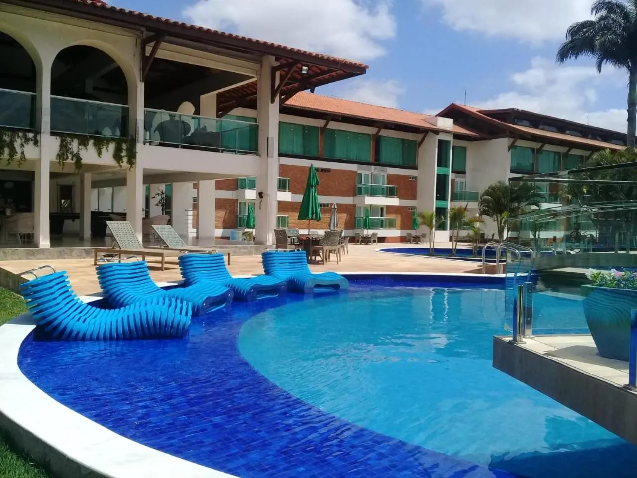 Patio in Hotel Village Premium Campina Grande