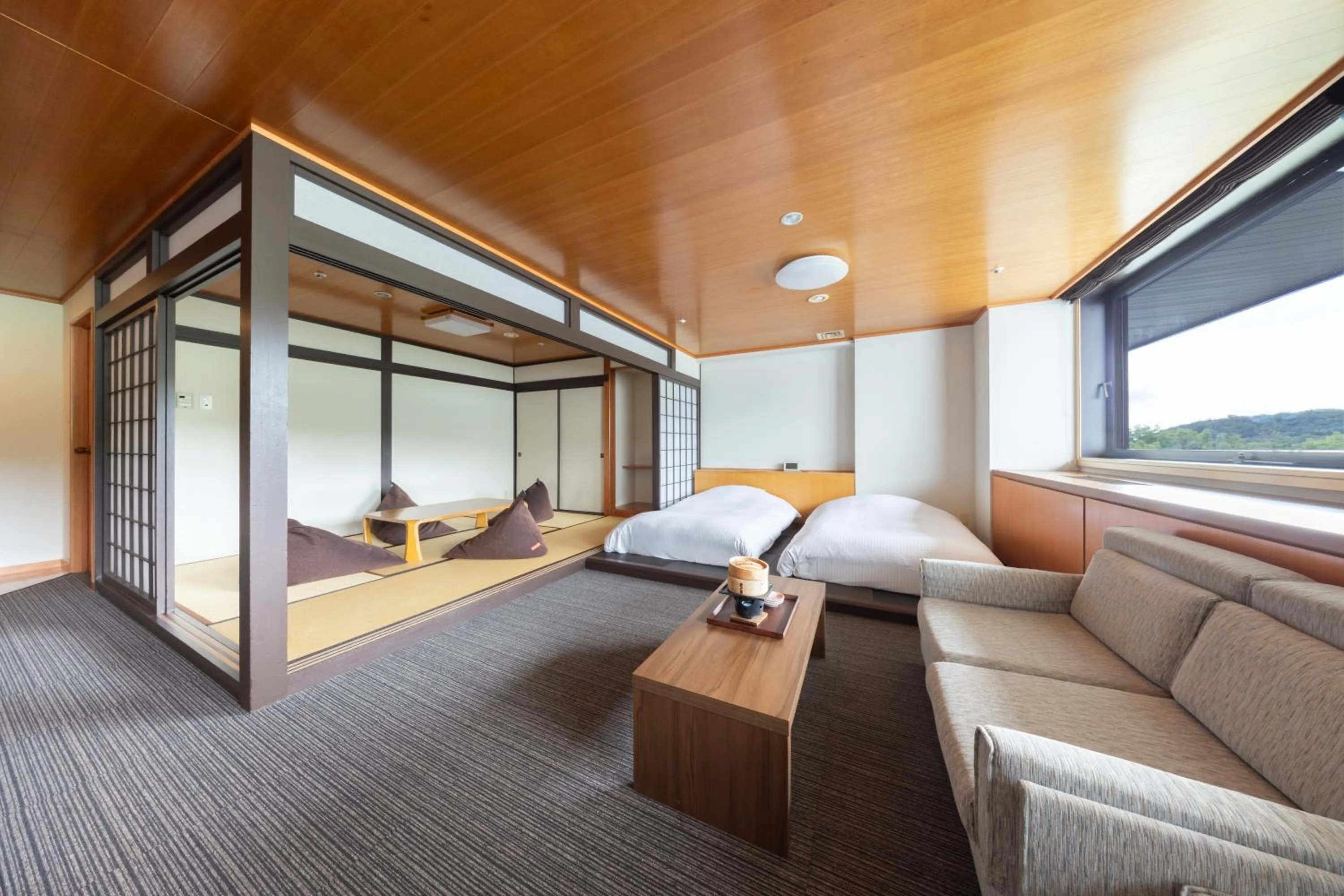 Bed in Hotel Kanronomori