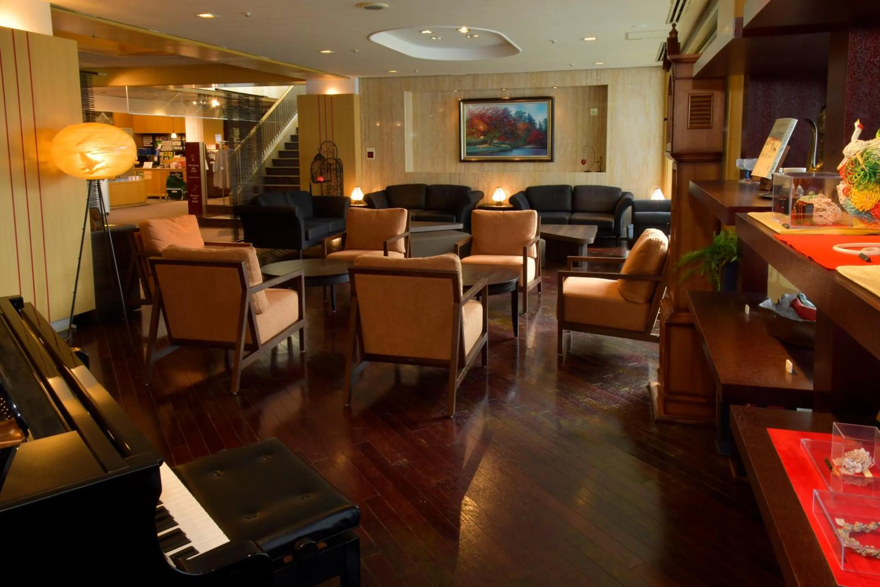 Lobby or reception in Hotel Kanronomori