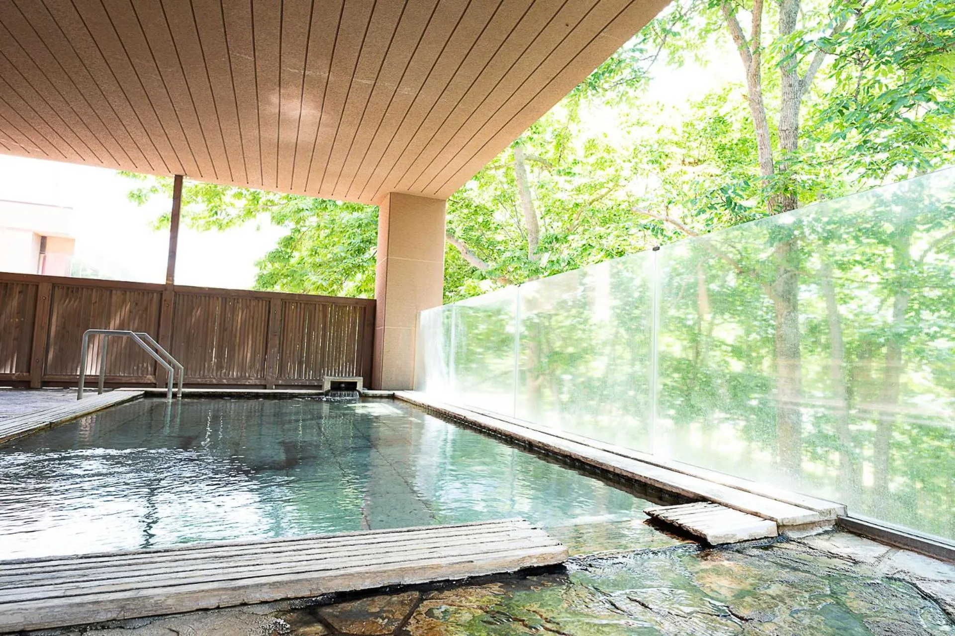 Open Air Bath in Hotel Kanronomori