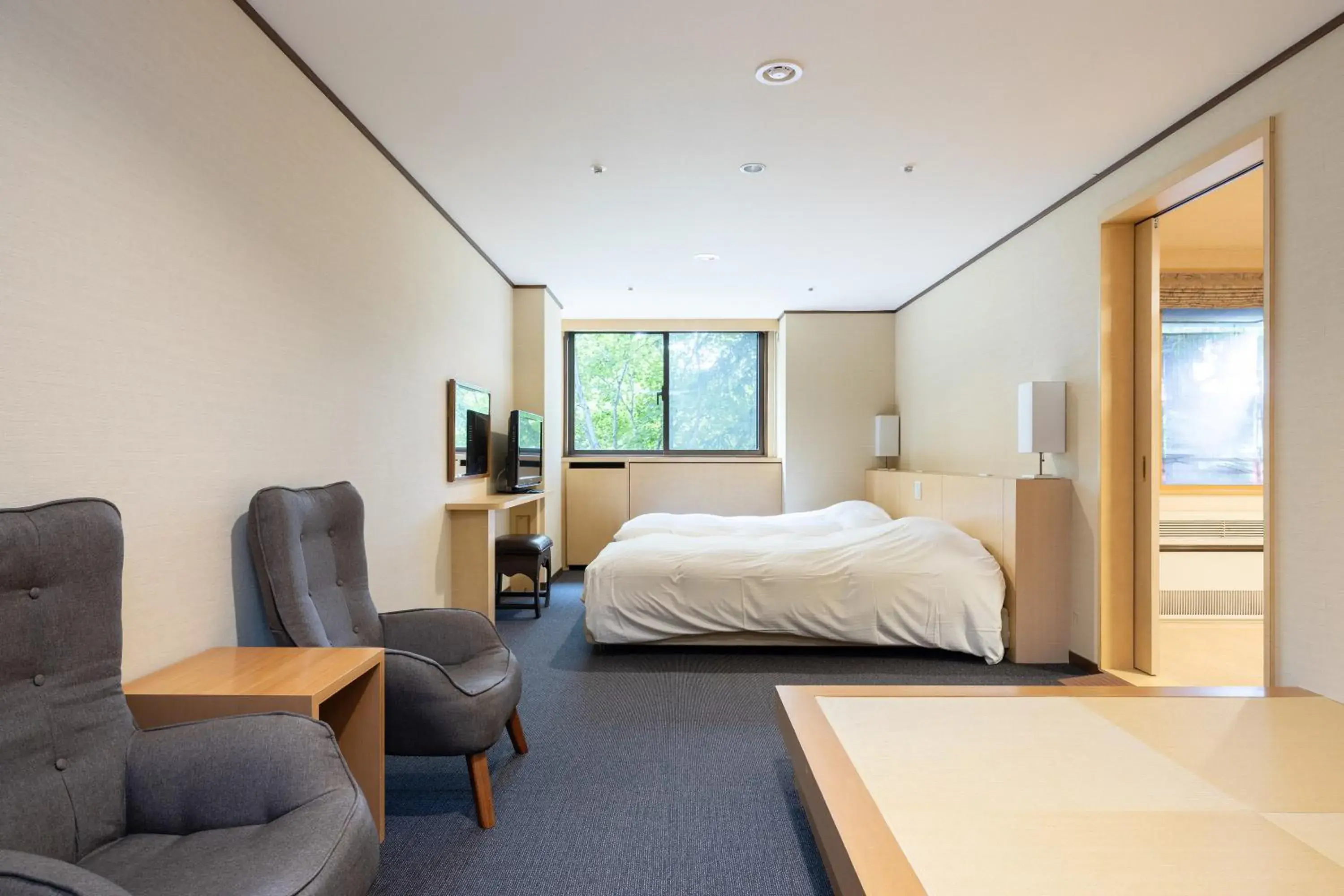 Bed in Hotel Kanronomori Bed in Hotel Kanronomori