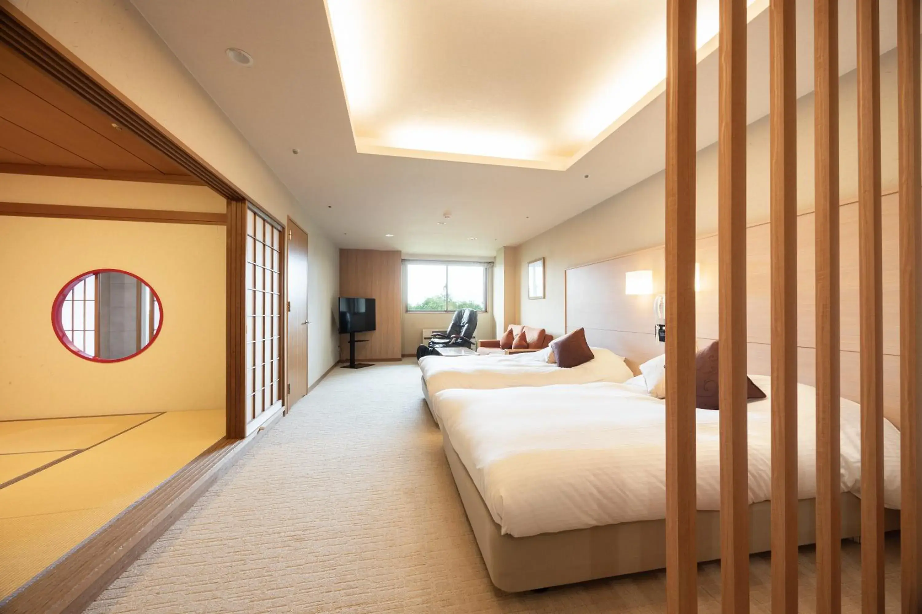 Bed in Hotel Kanronomori Bed in Hotel Kanronomori