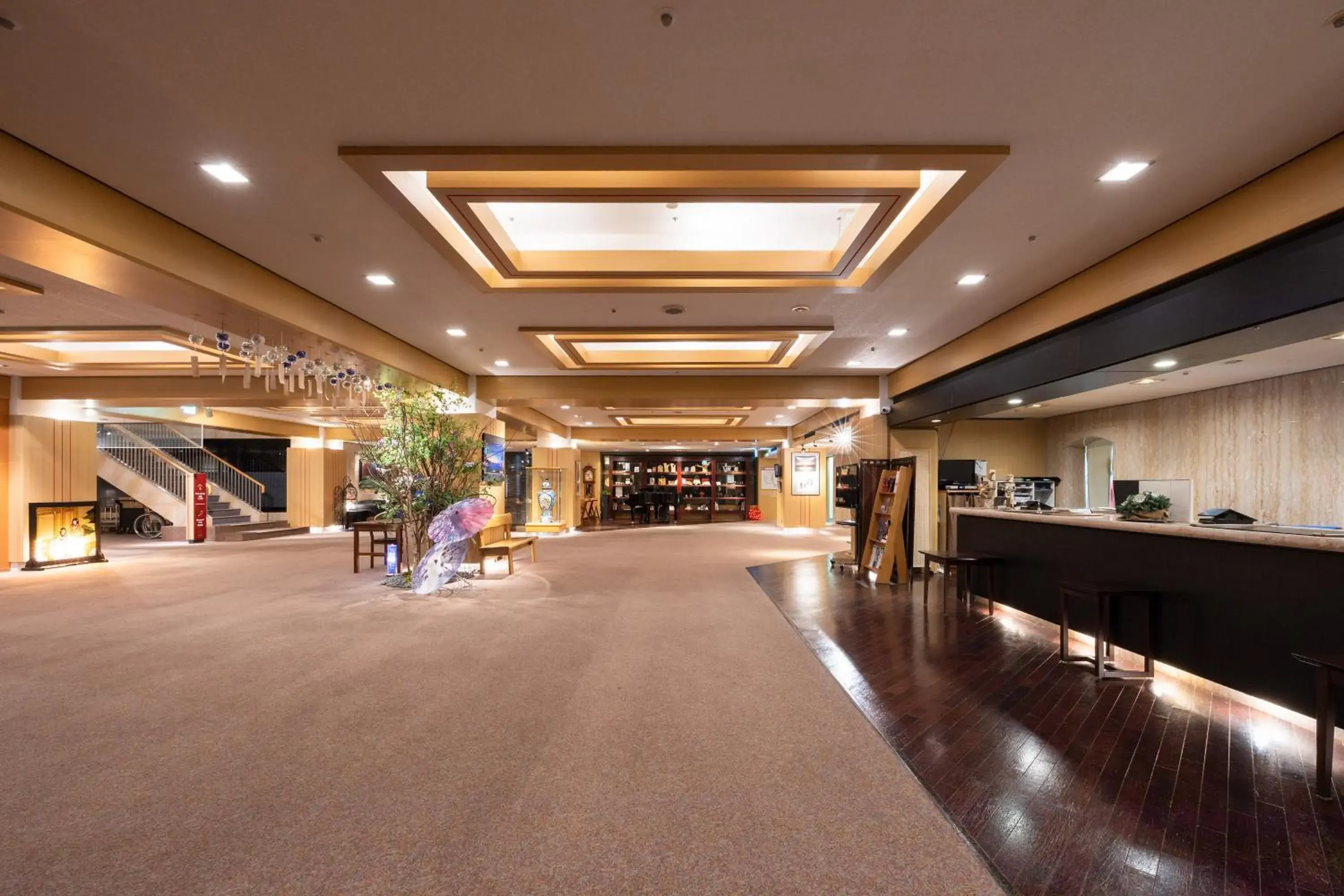 Lobby or reception in Hotel Kanronomori Lobby or reception in Hotel Kanronomori