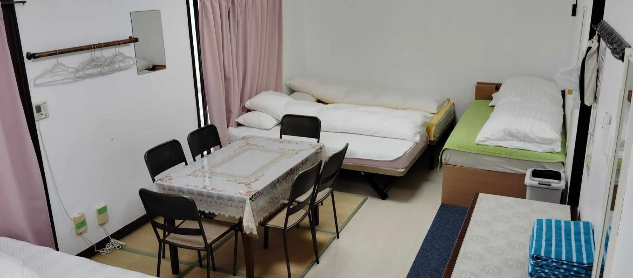 Bed in Oyama Guesthouse Kyoto