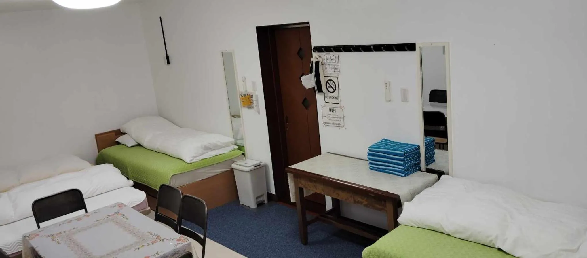 Bed in Oyama Guesthouse Kyoto