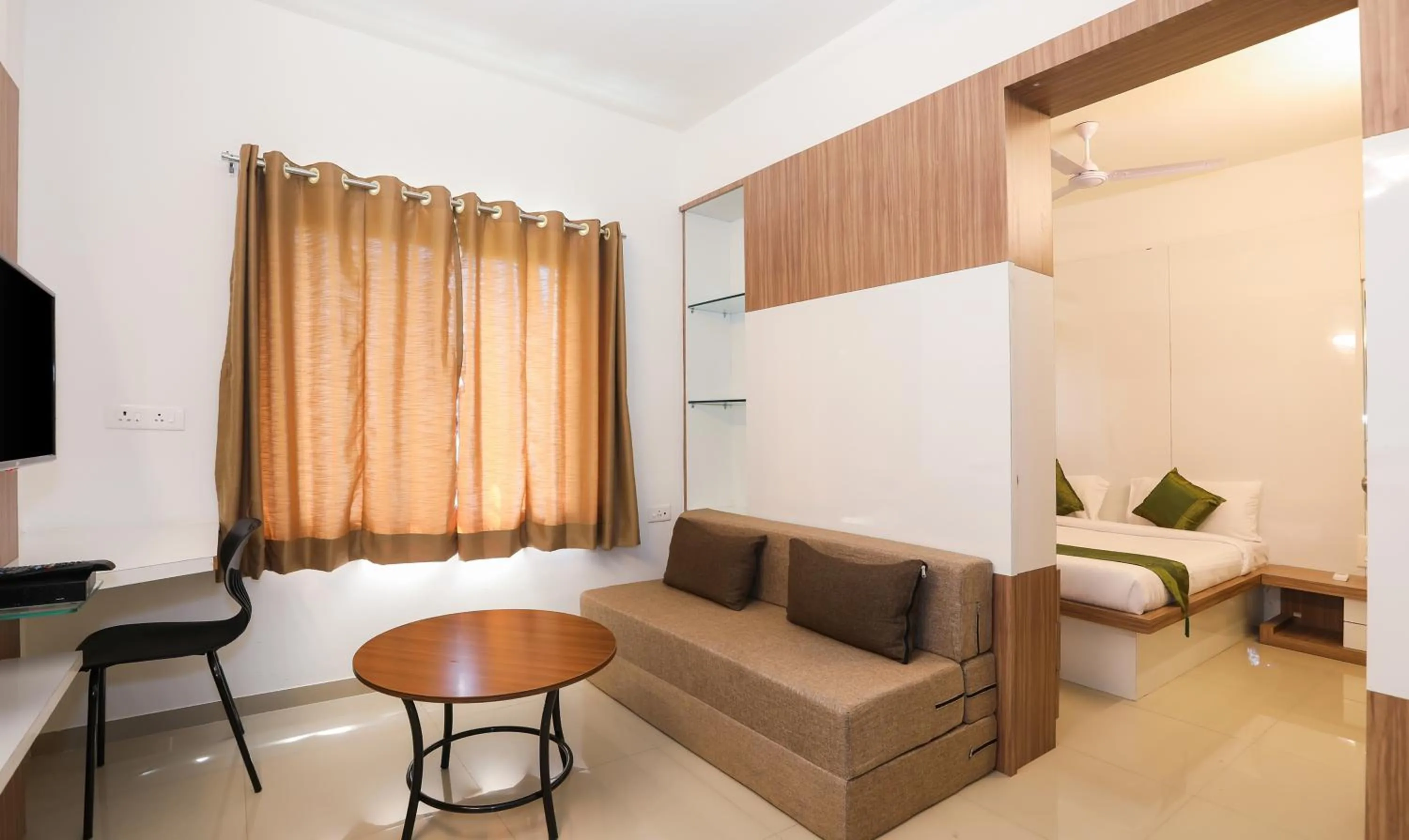 Seating area in Treebo Sapphire Studio