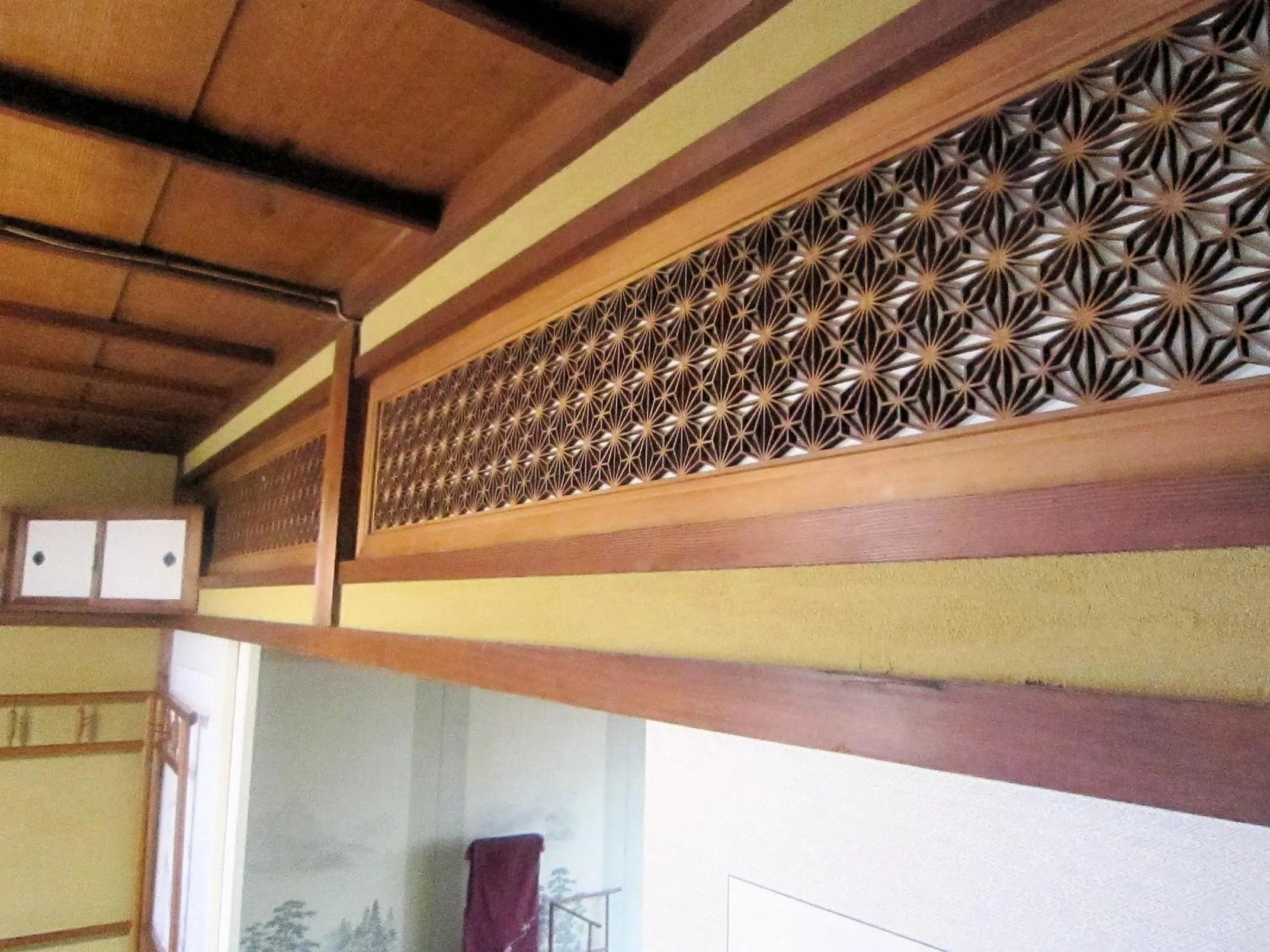 Decorative detail in Ryokan Taishoro