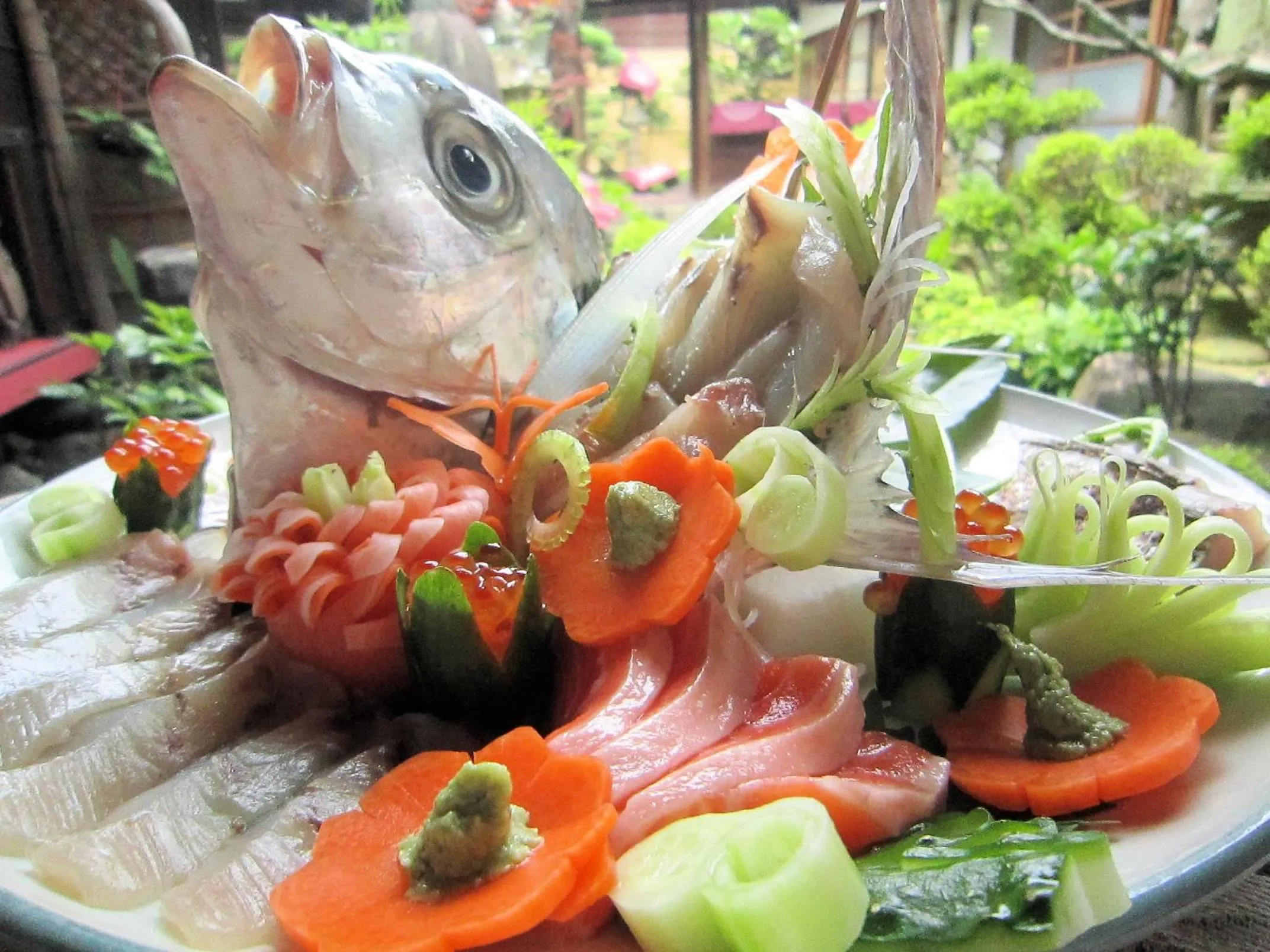 Food close-up in Ryokan Taishoro