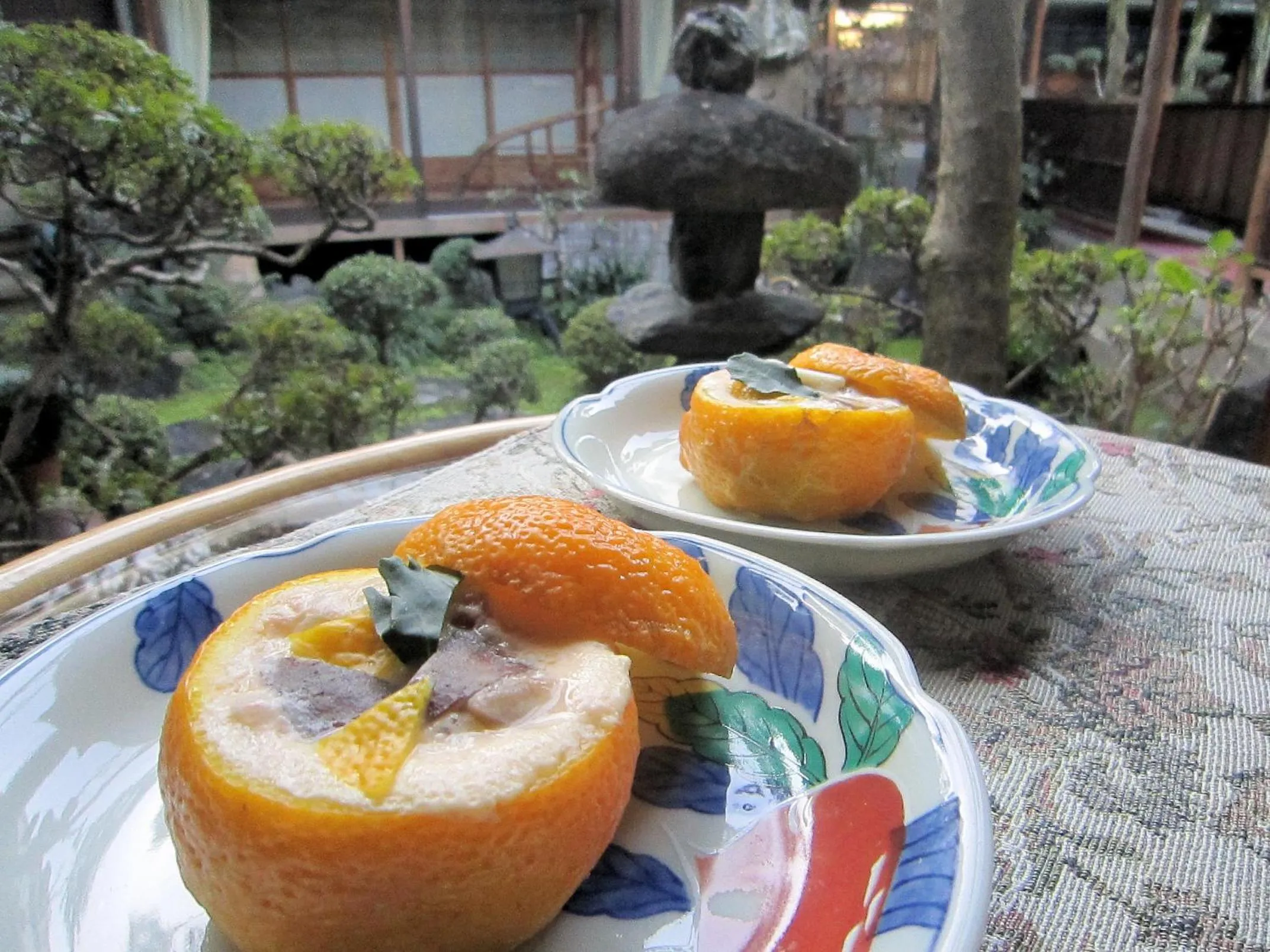 Food close-up in Ryokan Taishoro
