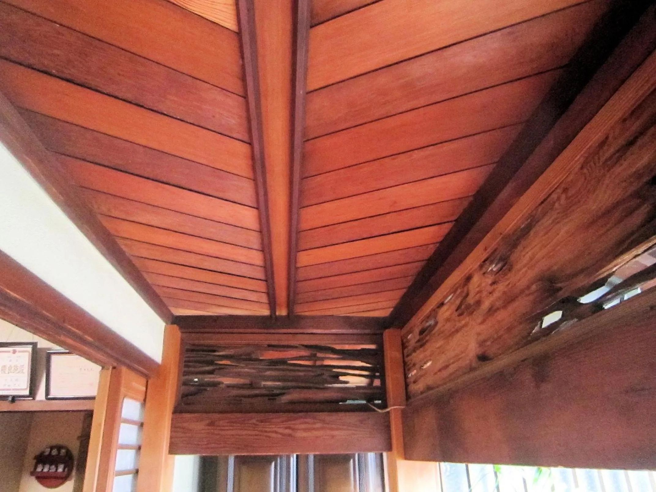 Decorative detail in Ryokan Taishoro