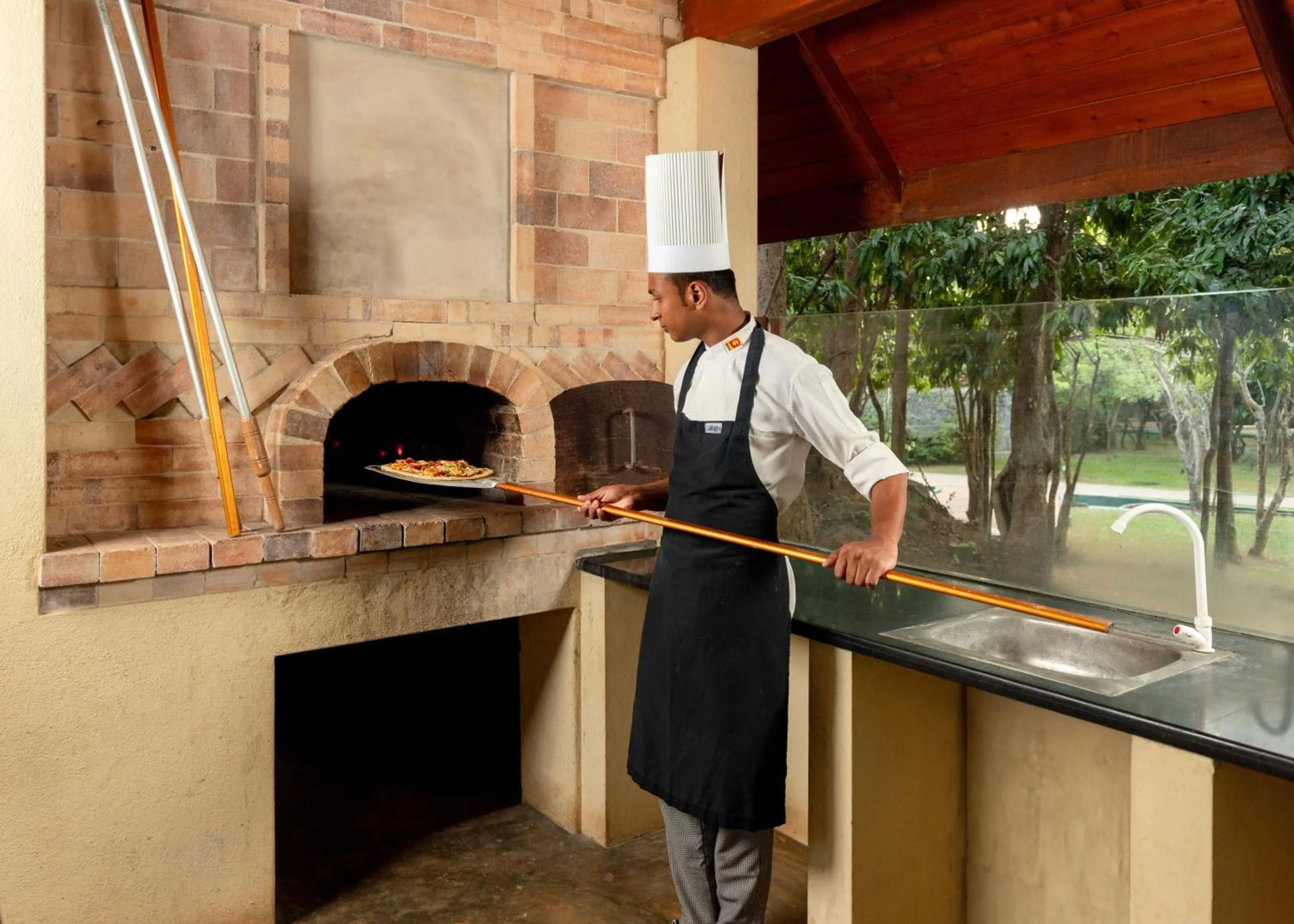 Kitchen or kitchenette in Occidental Paradise Dambulla