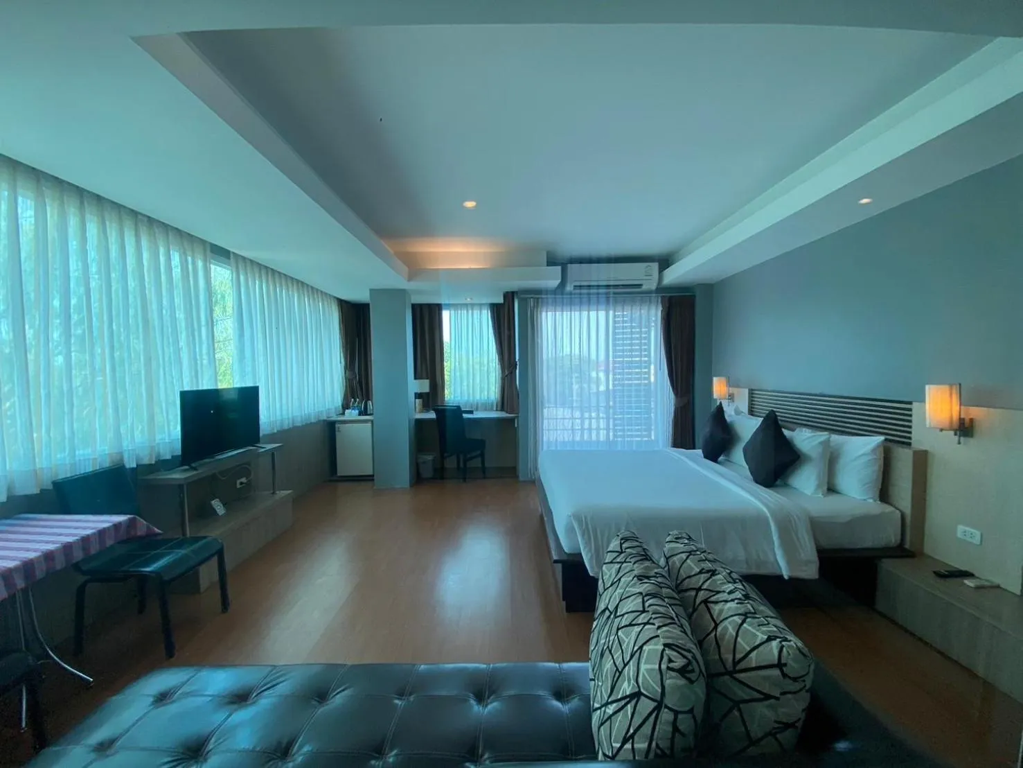 Bed in Green Hotel and Resort