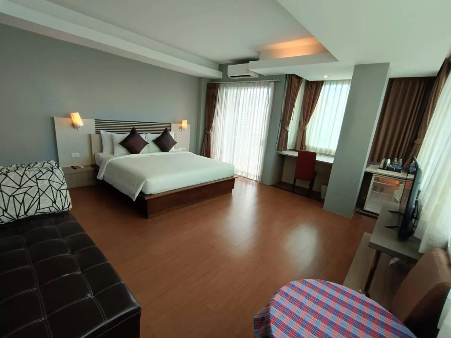 Bed in Green Hotel and Resort