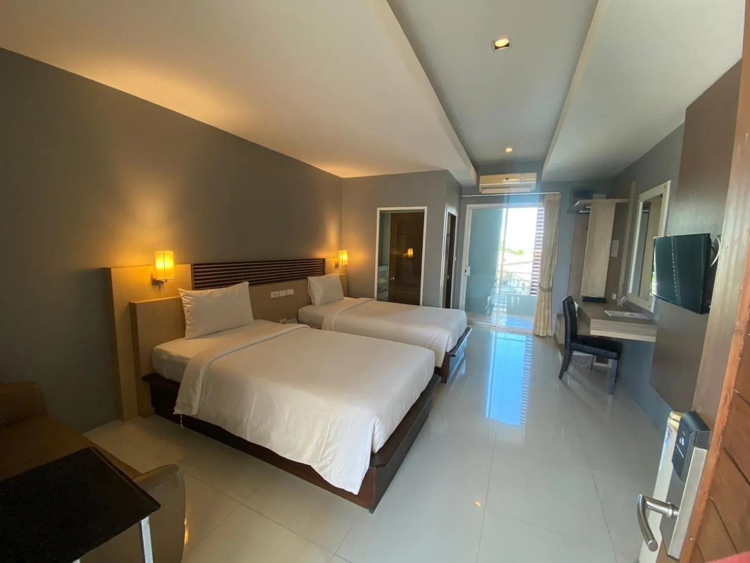 Bed in Green Hotel and Resort