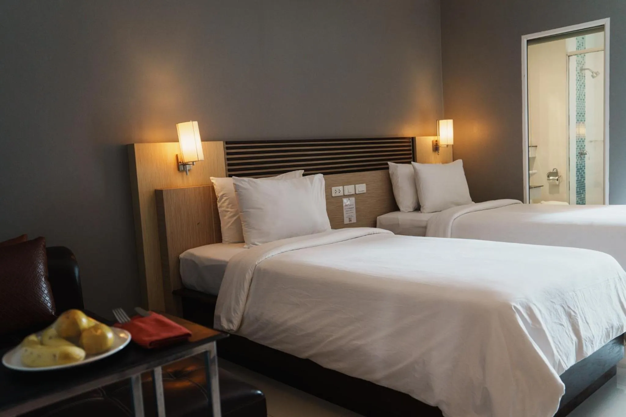 Bed in Green Hotel and Resort