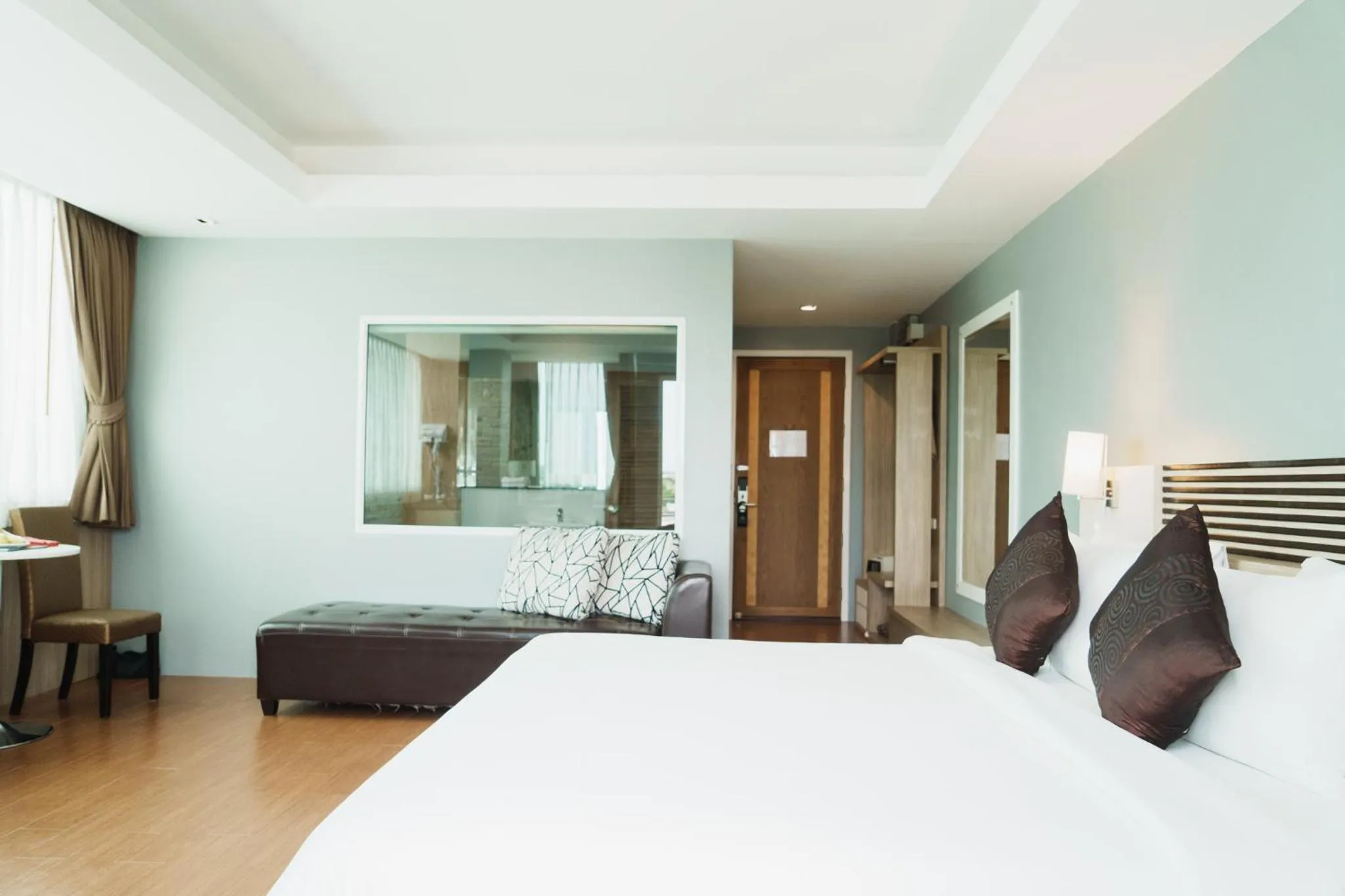 Bed in Green Hotel and Resort