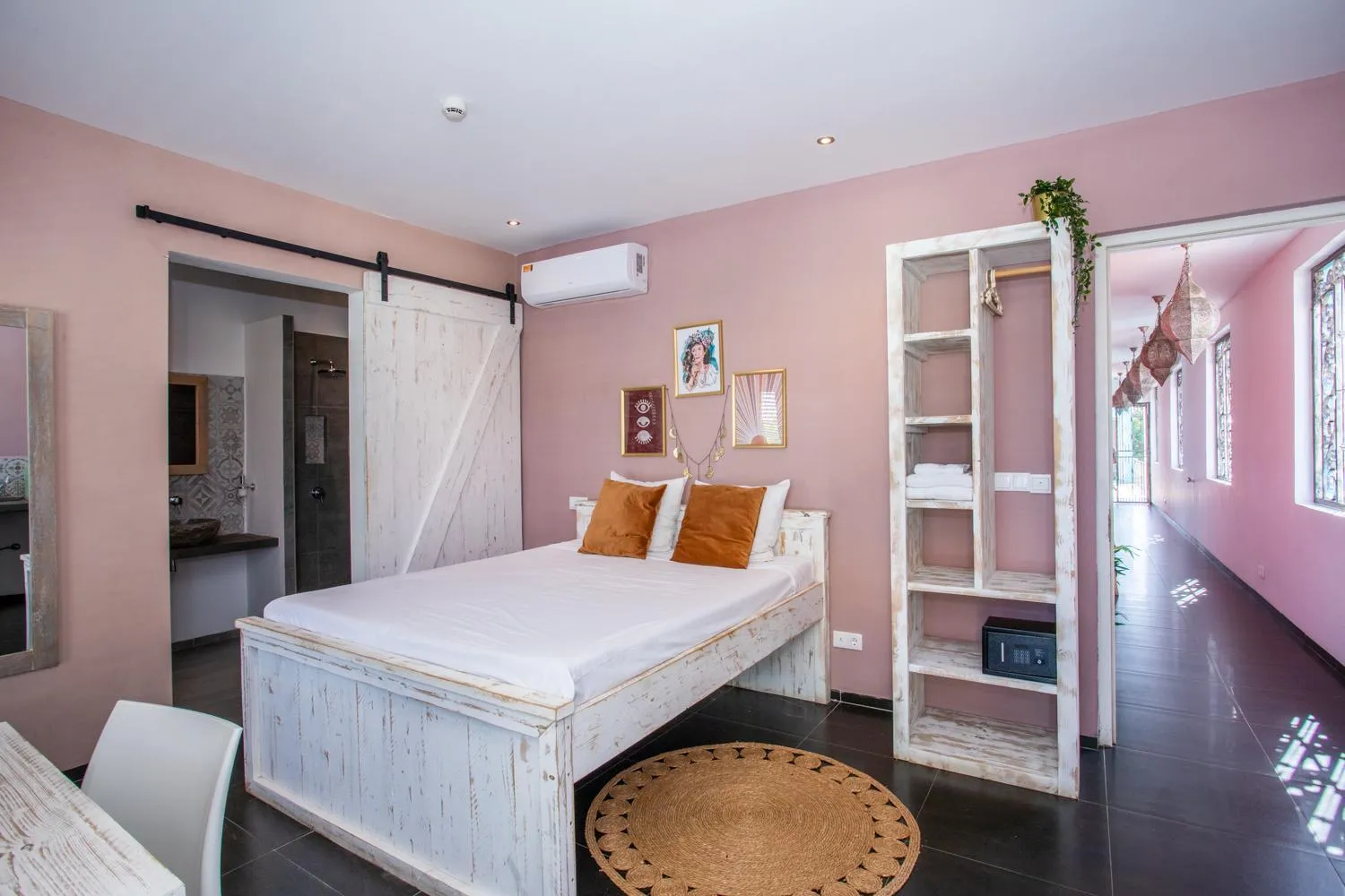 Bed in BOHO Bohemian Boutique Hotel