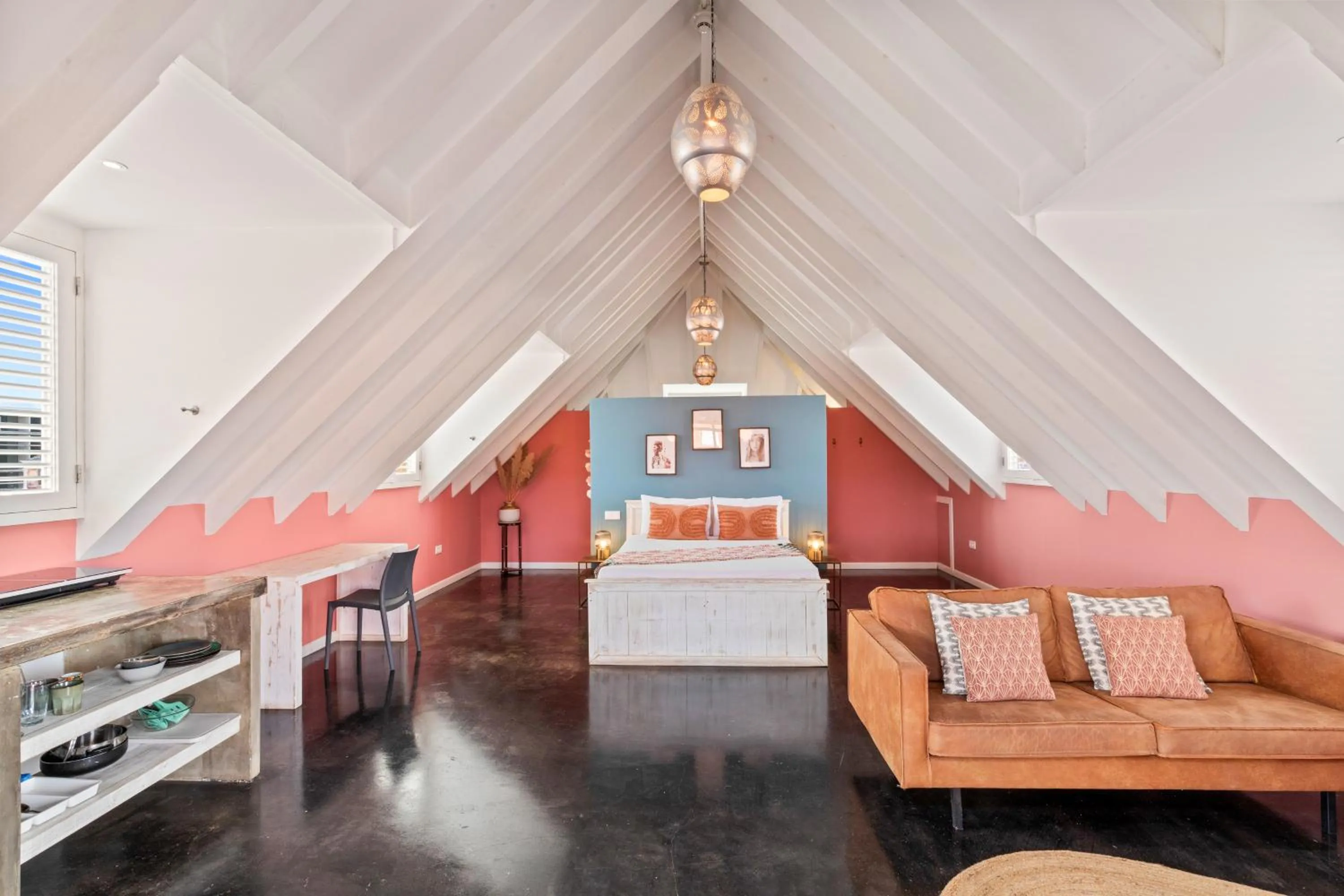 Bed in BOHO Bohemian Boutique Hotel