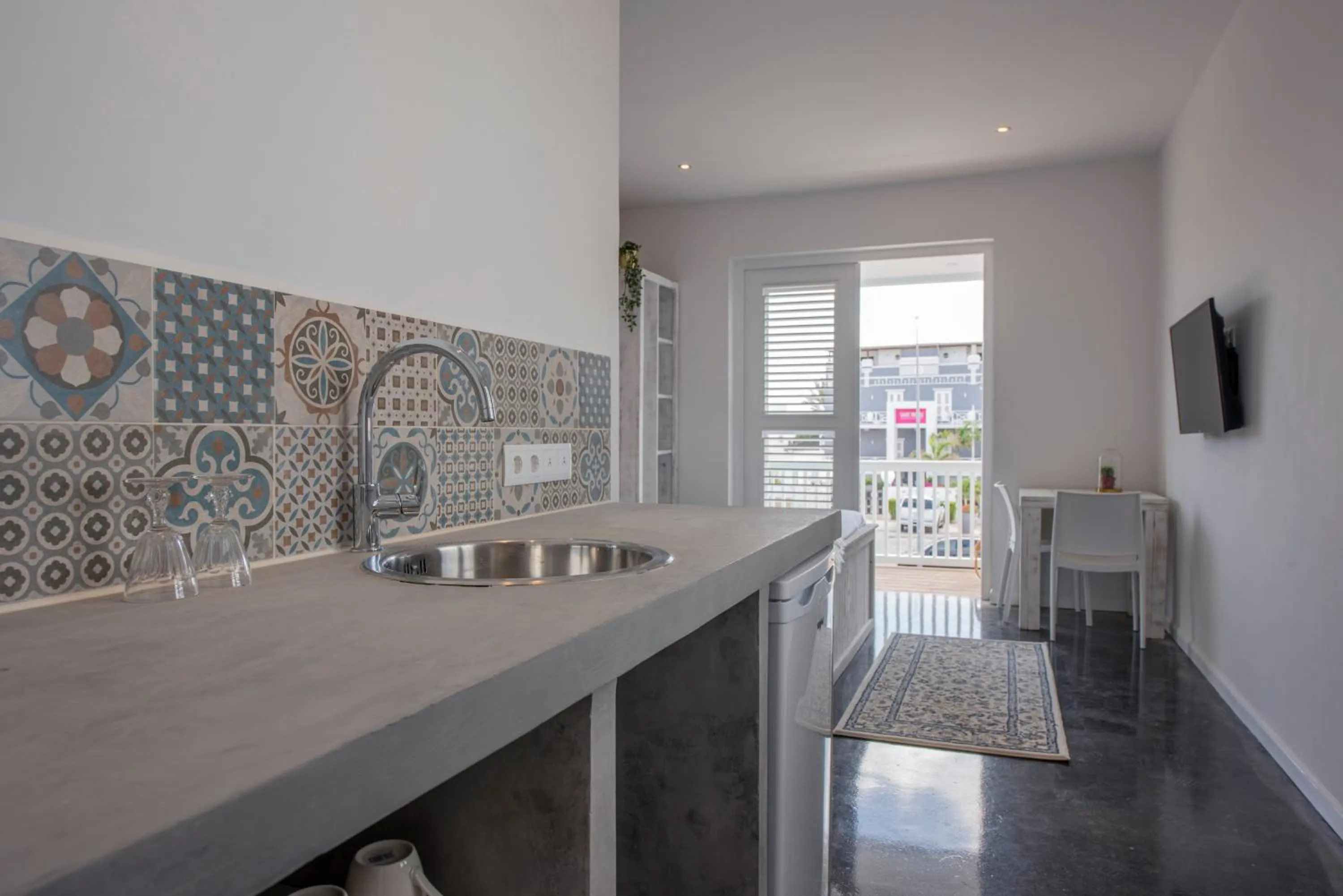 Kitchen or kitchenette in BOHO Bohemian Boutique Hotel