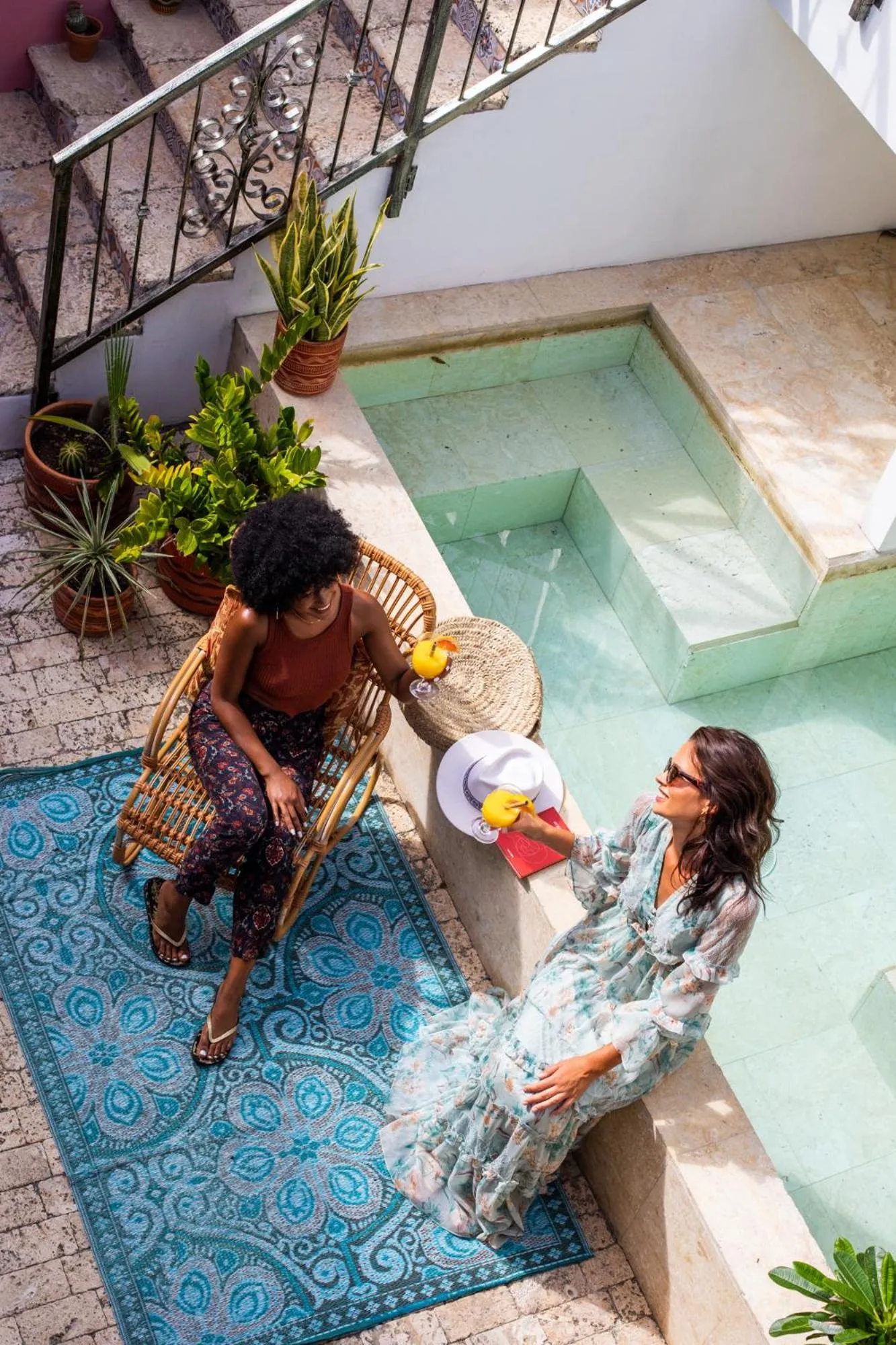 Hot Tub in BOHO Bohemian Boutique Hotel