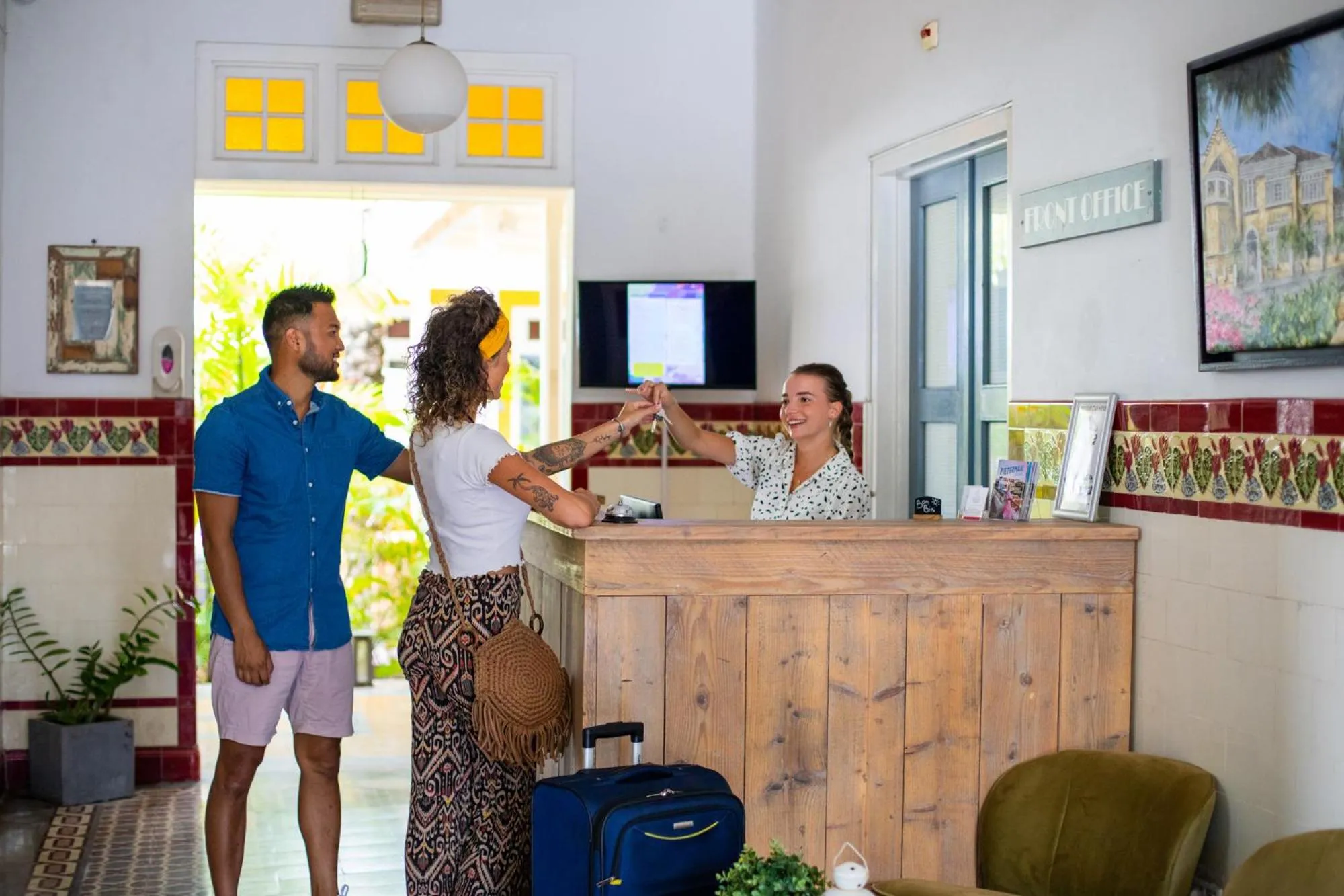 Lobby or reception in BOHO Bohemian Boutique Hotel