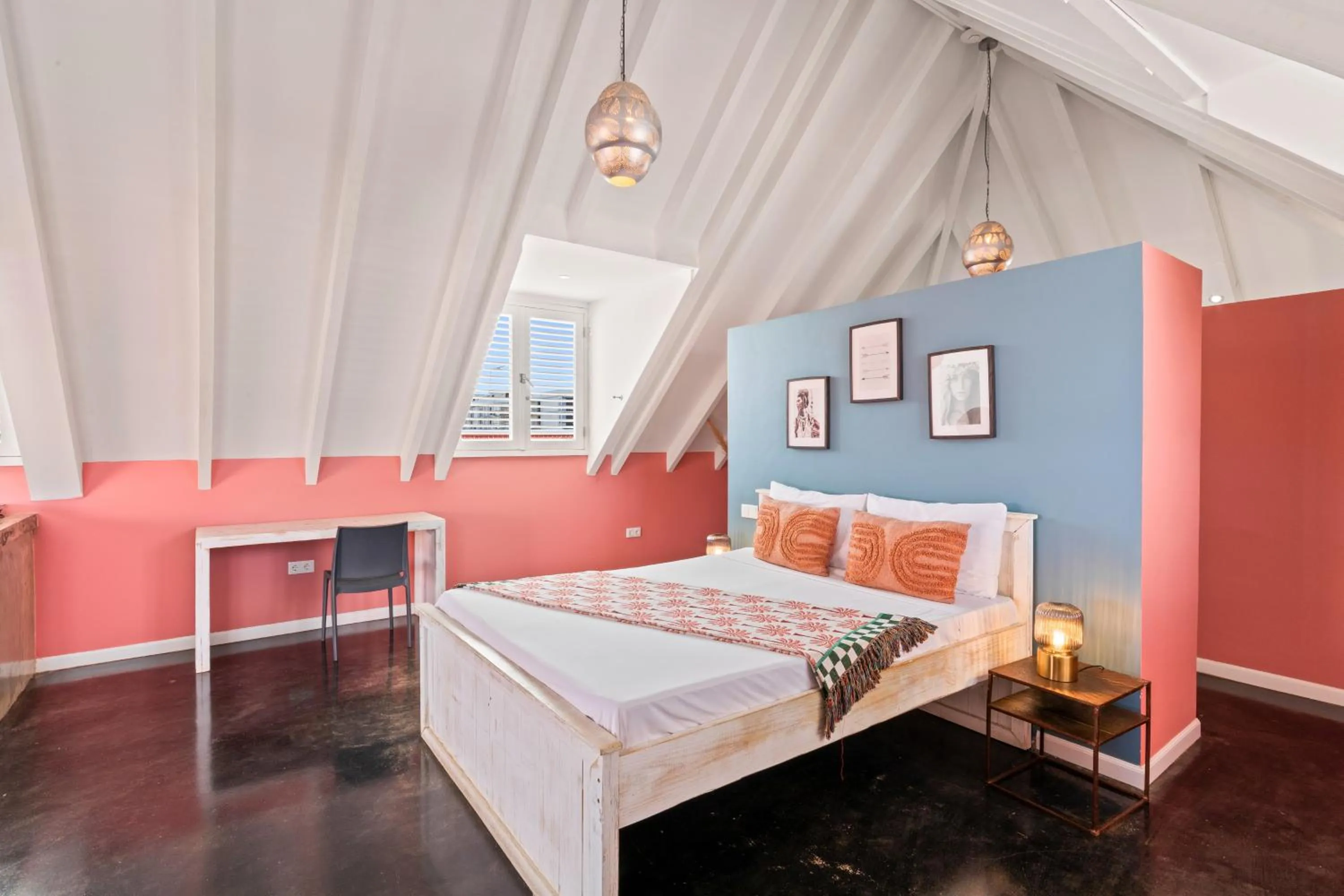 Bed in BOHO Bohemian Boutique Hotel