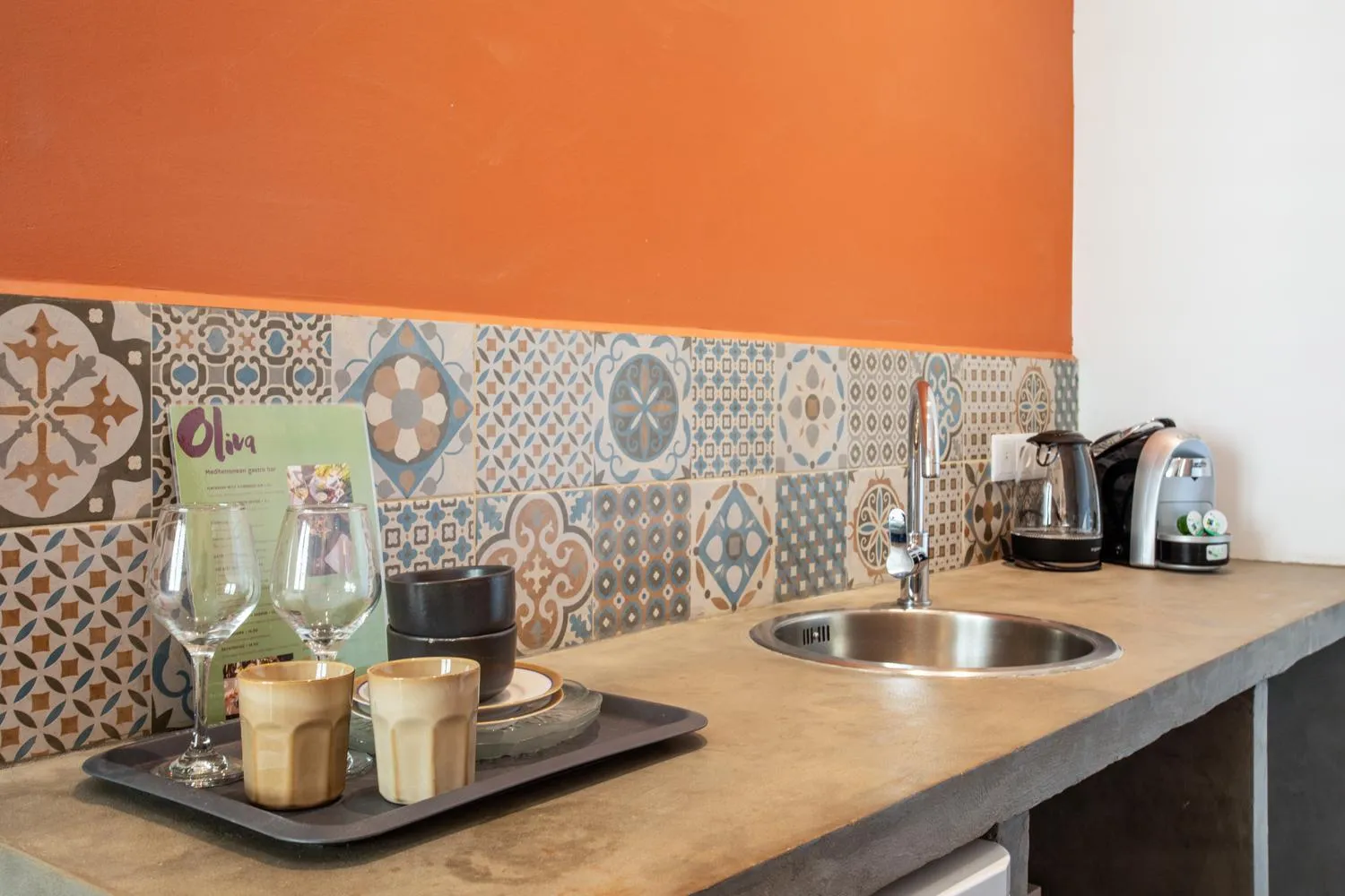 Kitchen or kitchenette in BOHO Bohemian Boutique Hotel